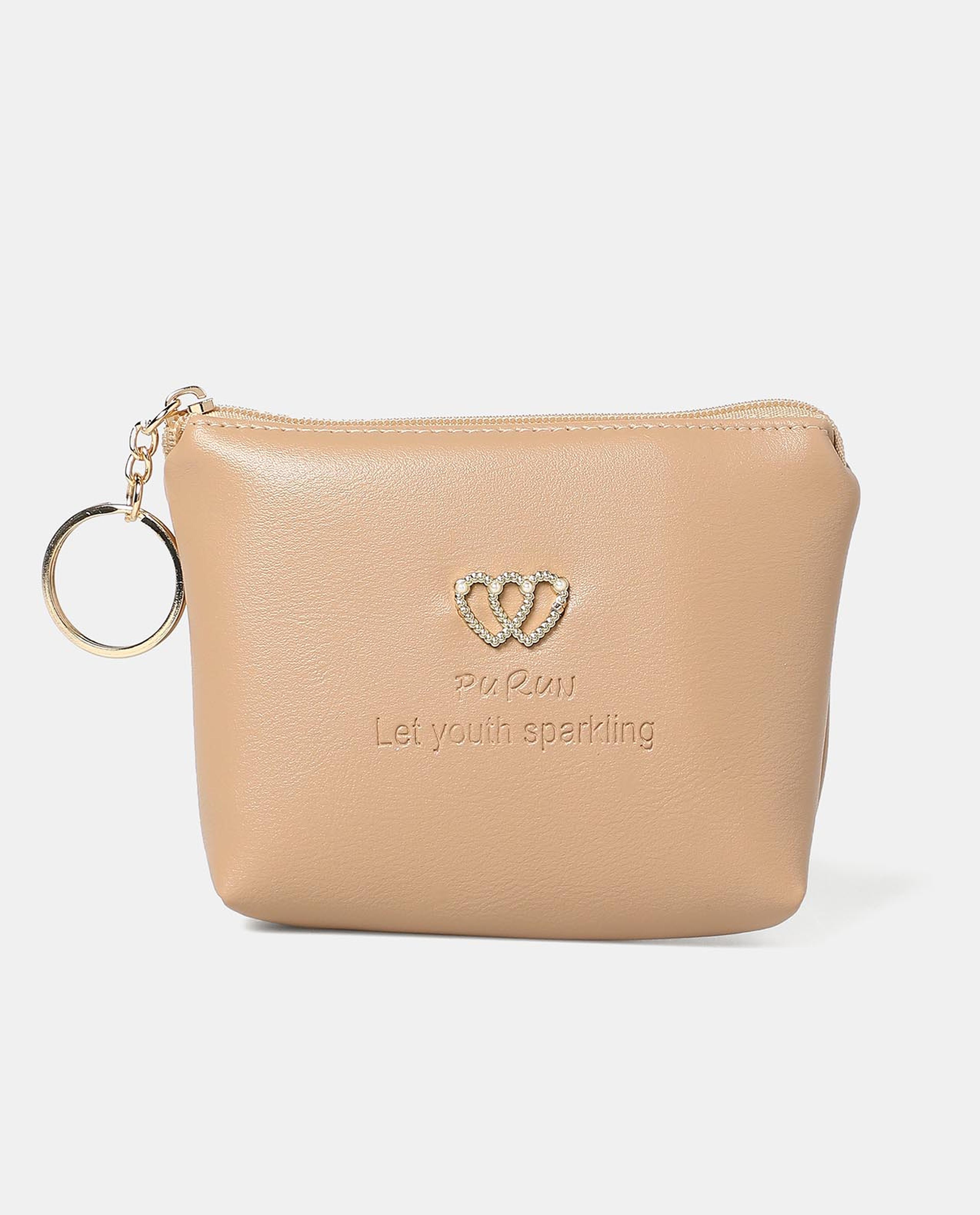 R&B Brown Mini Coin Purse