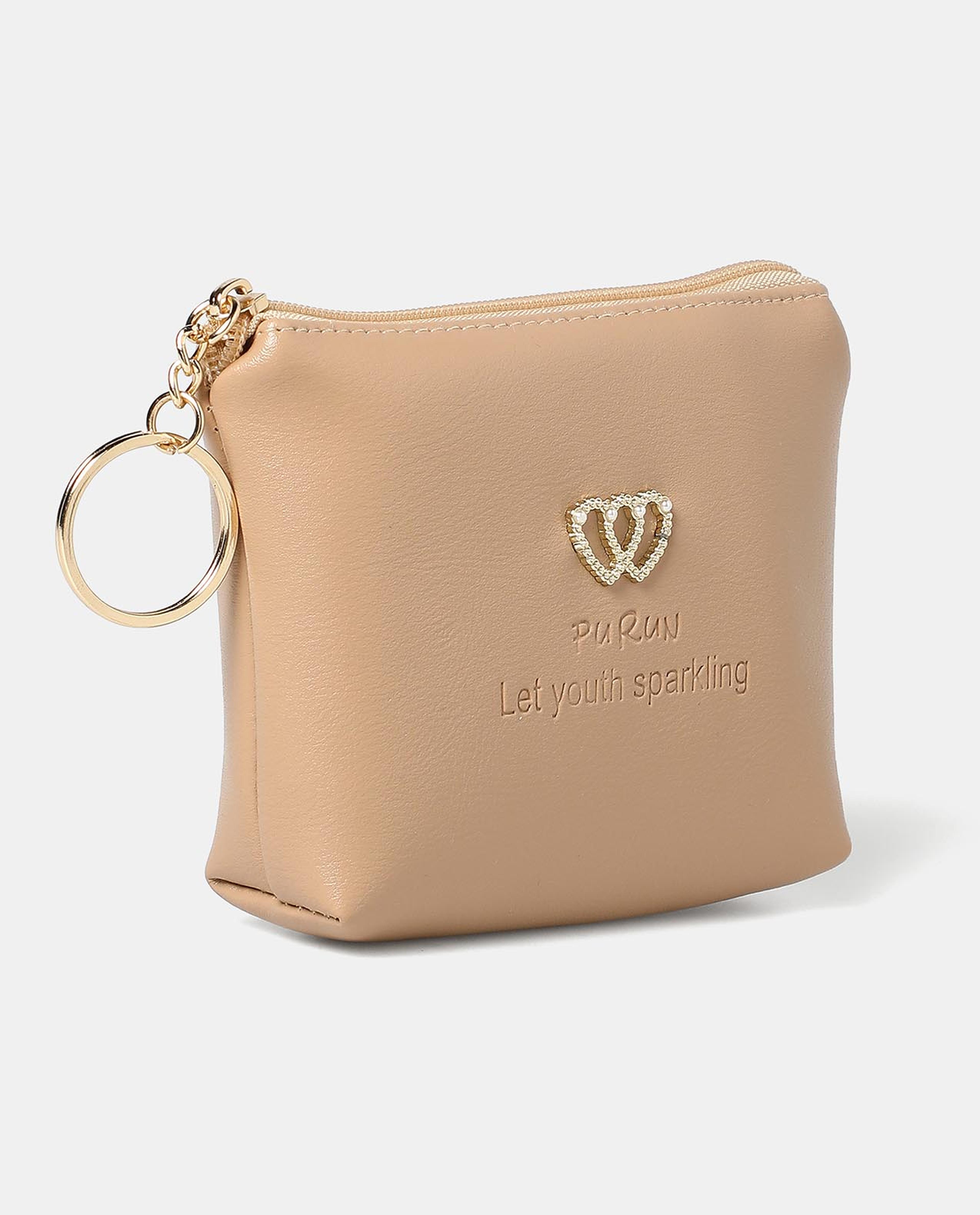 R&B Brown Mini Coin Purse