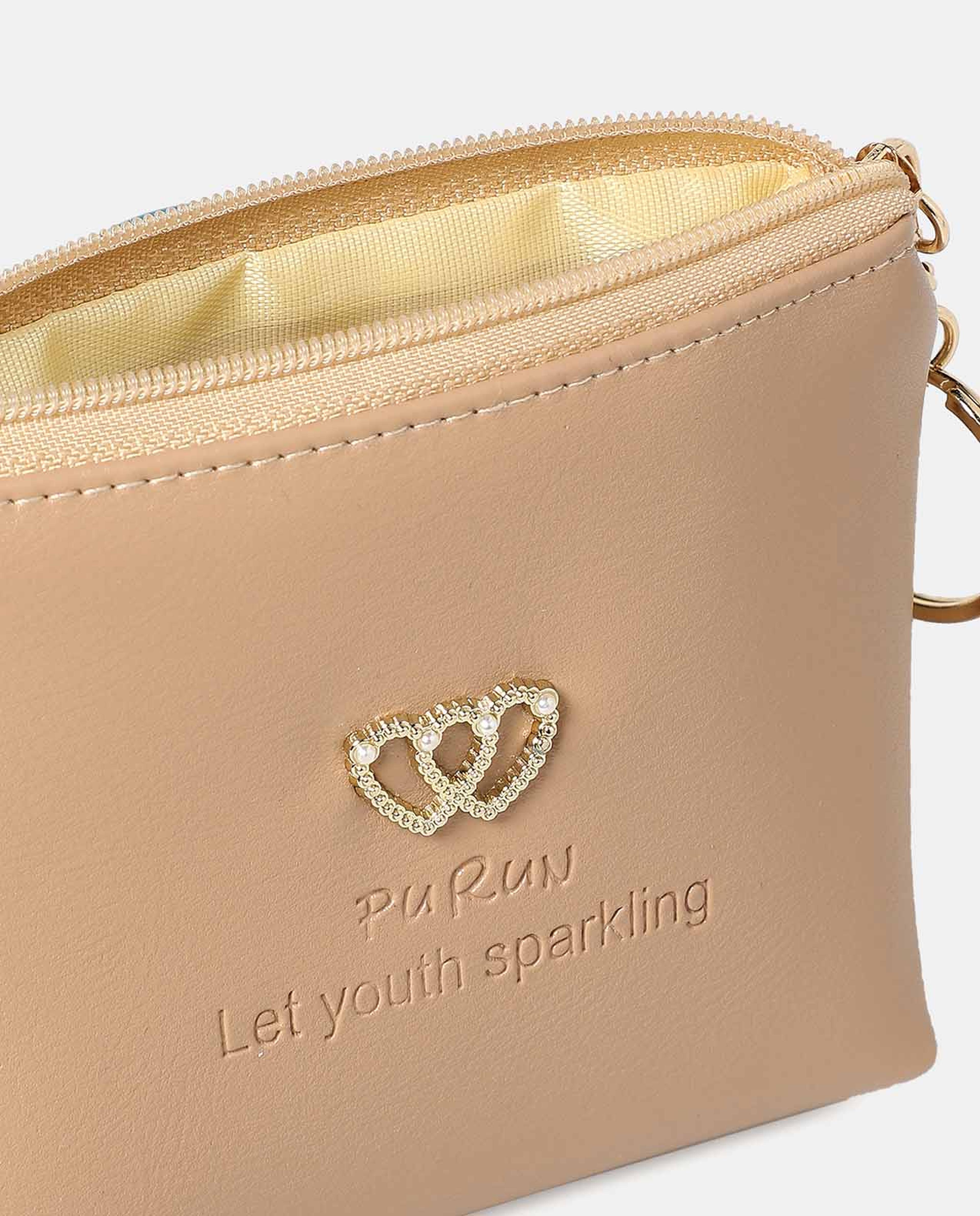 R&B Brown Mini Coin Purse
