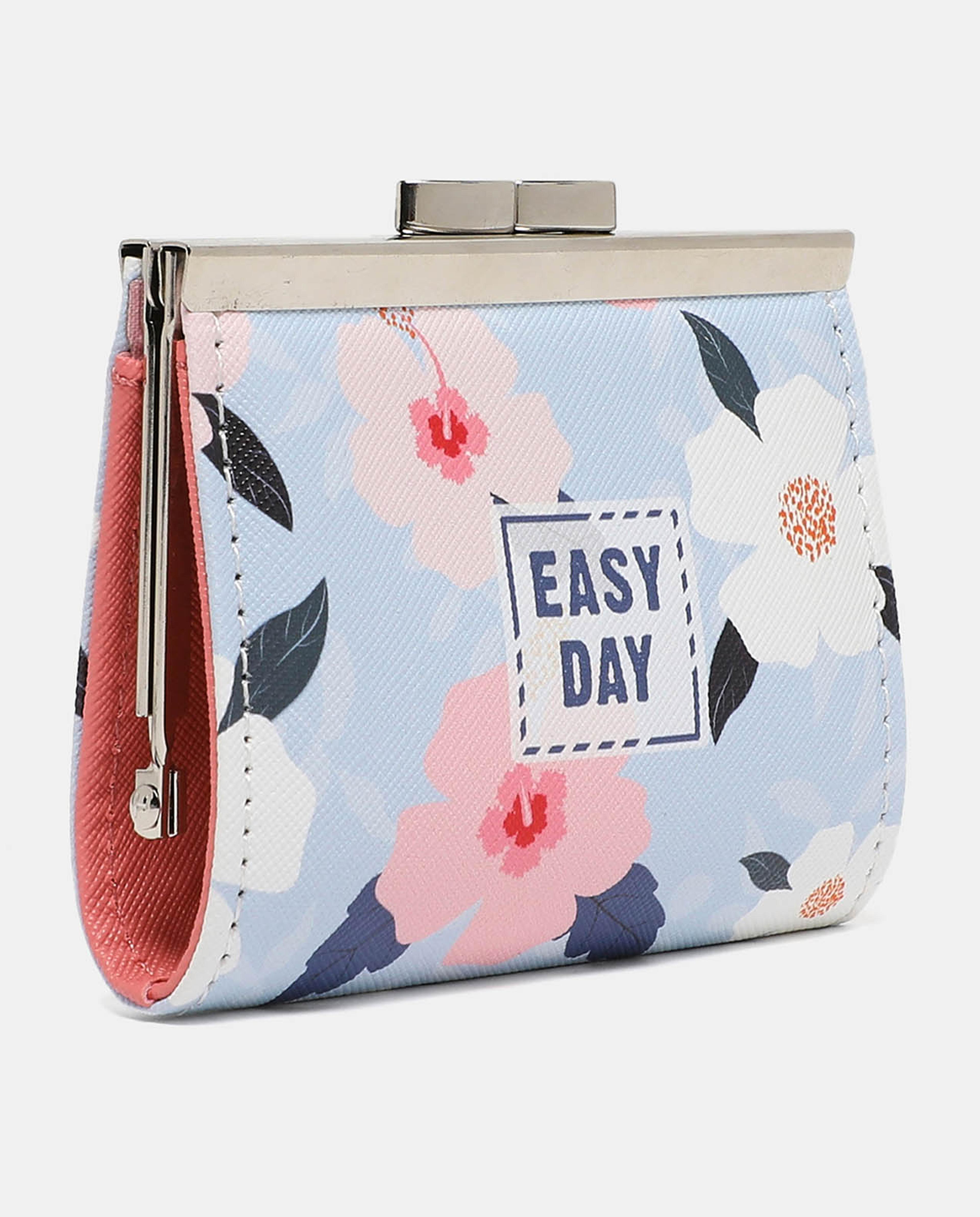 R&B Blue Mini Square Coin Purse