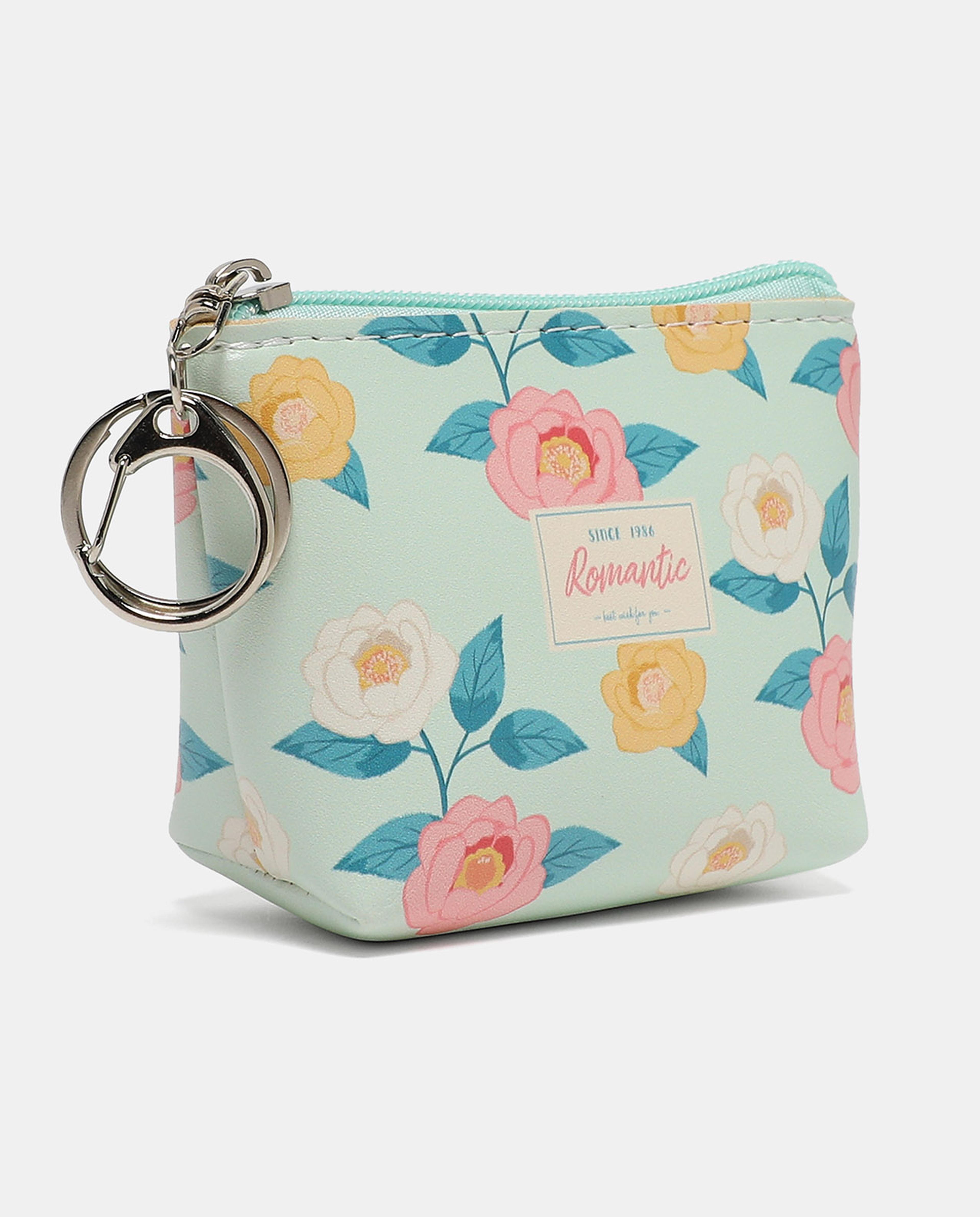 R&B Green Mini Square Coin Purse
