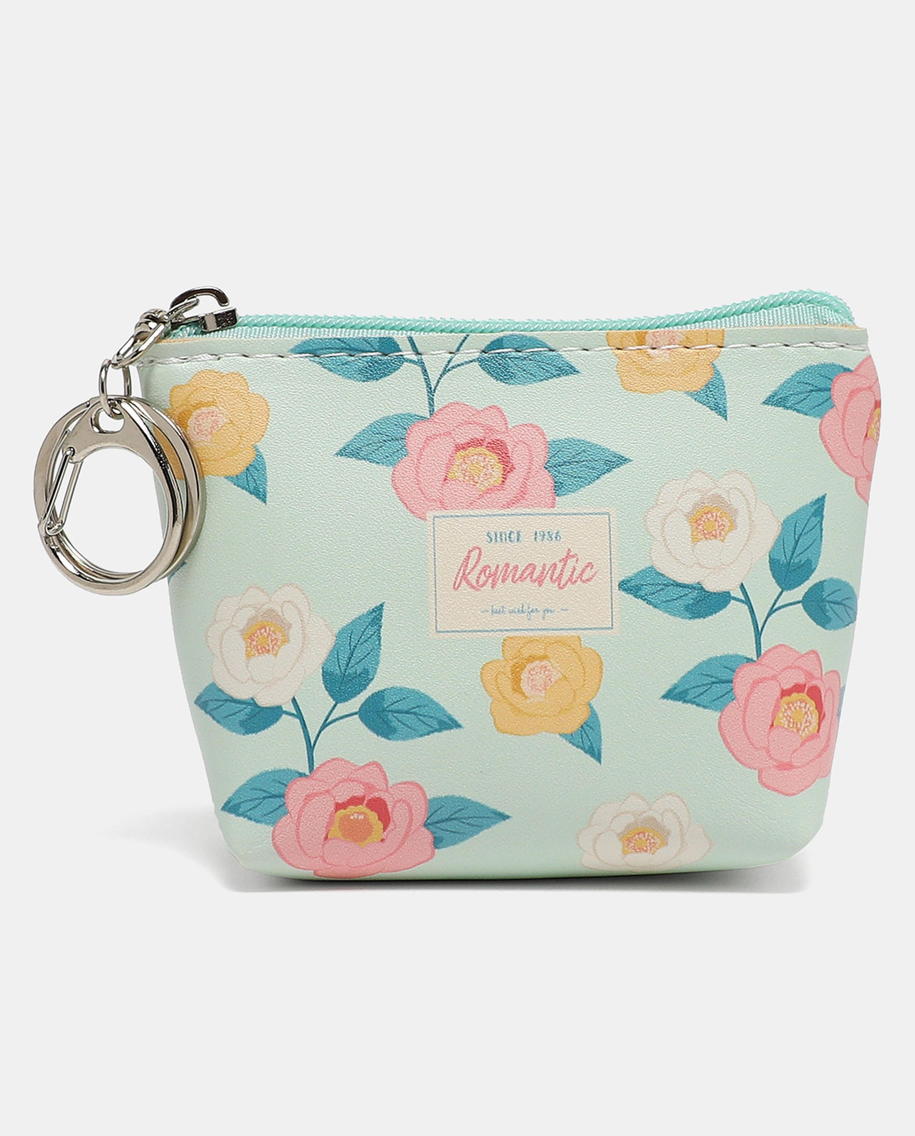 R&B Green Mini Square Coin Purse