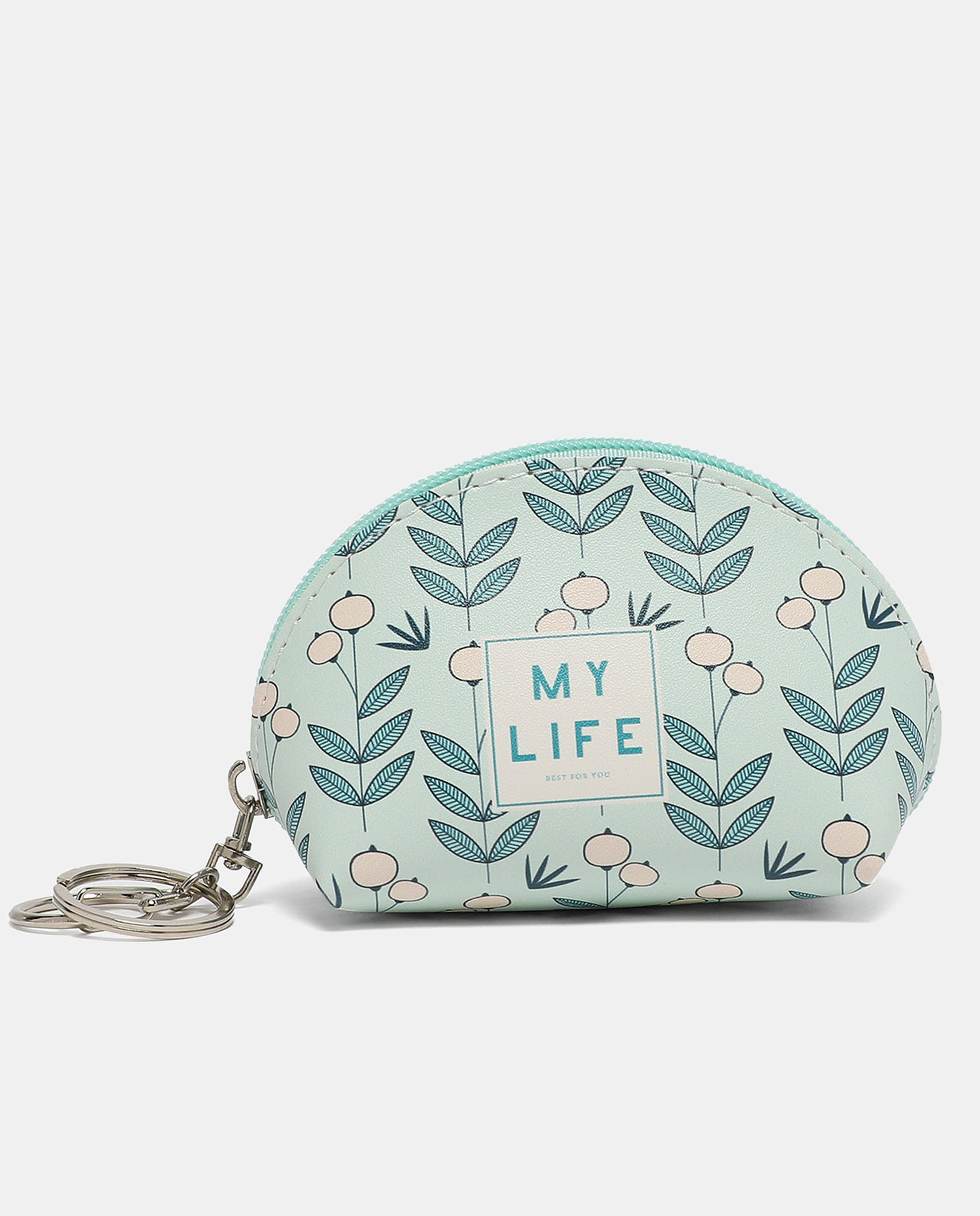 R&B Green Mini Round Coin Purse