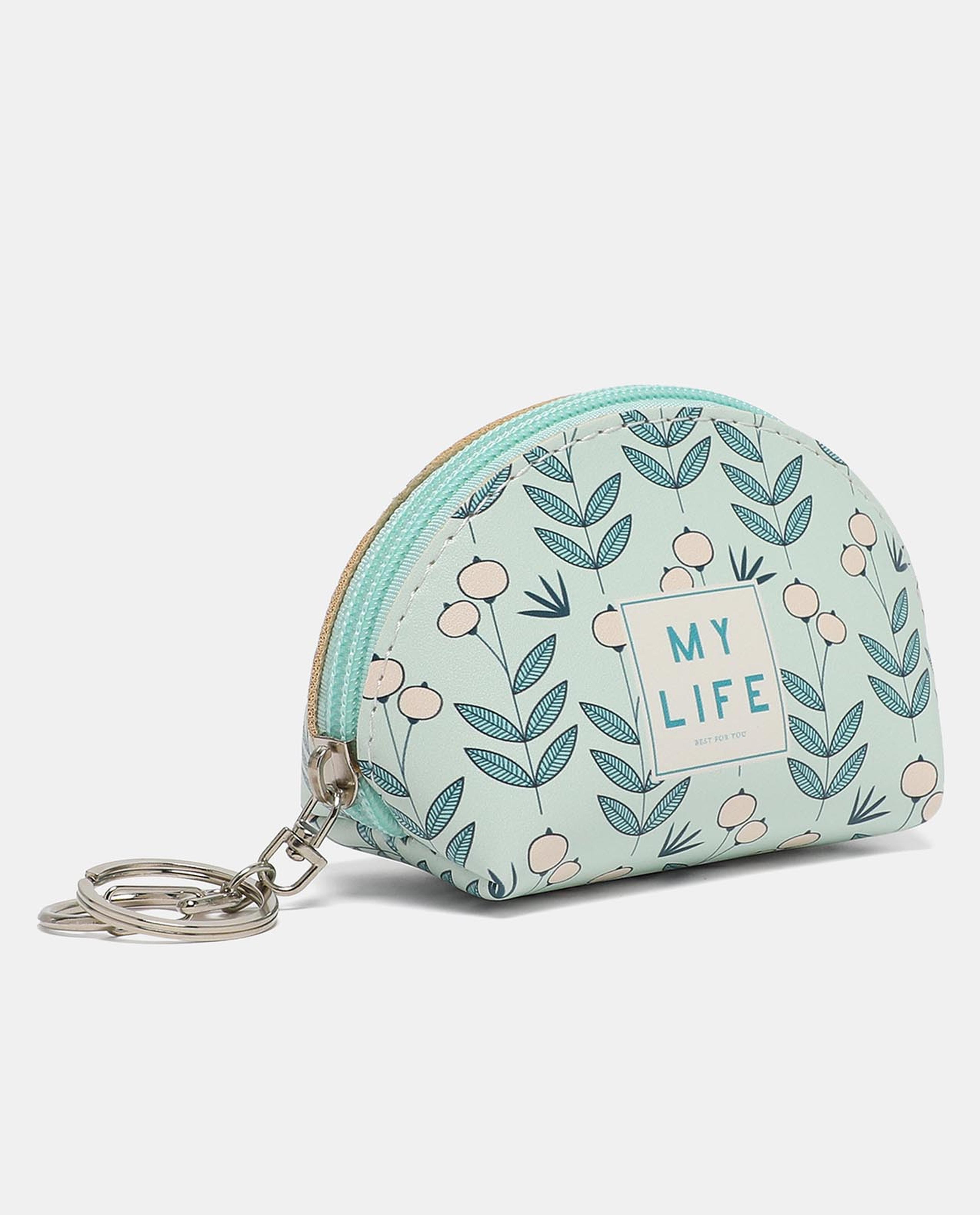 R&B Green Mini Round Coin Purse
