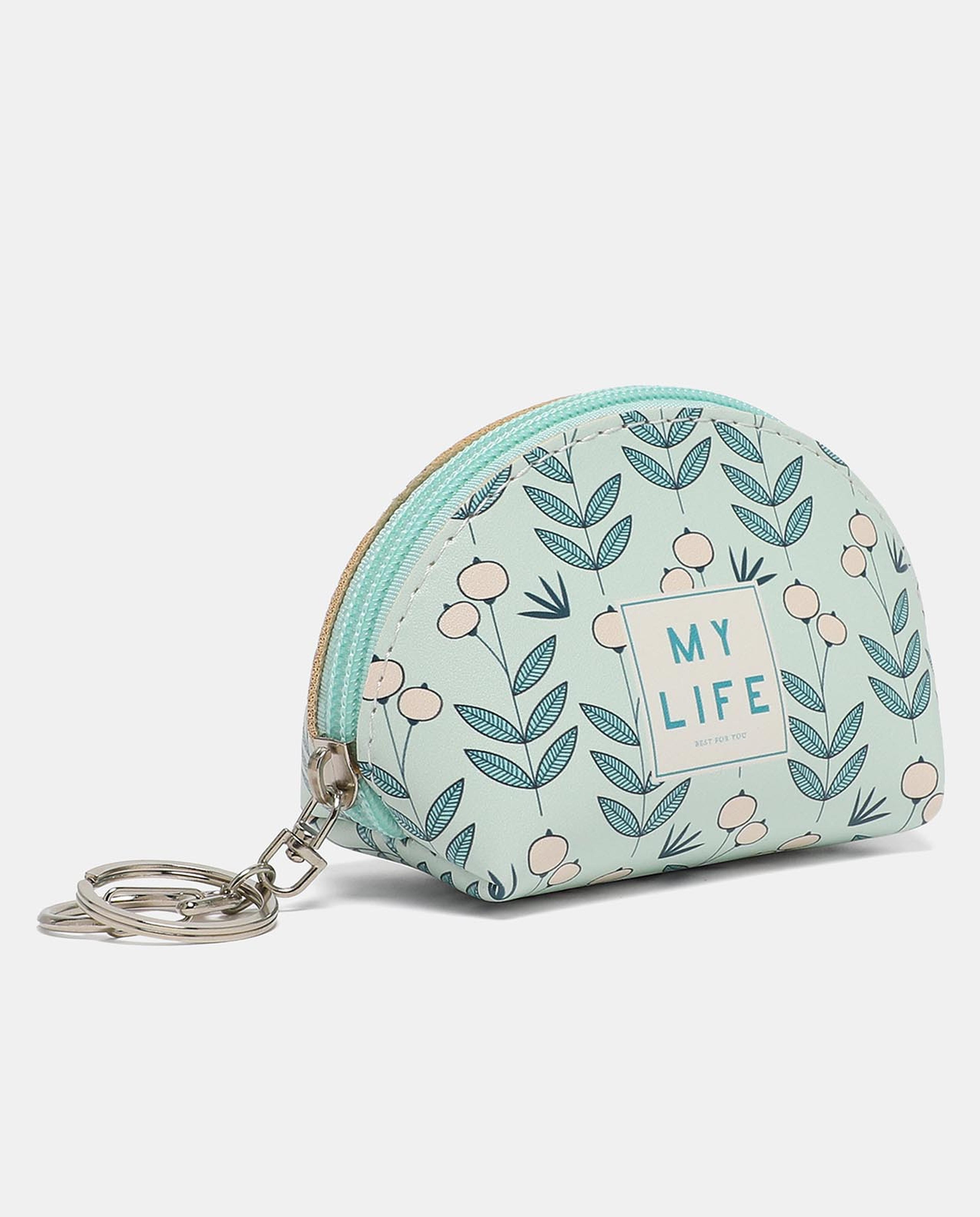 R&B Green Mini Round Coin Purse