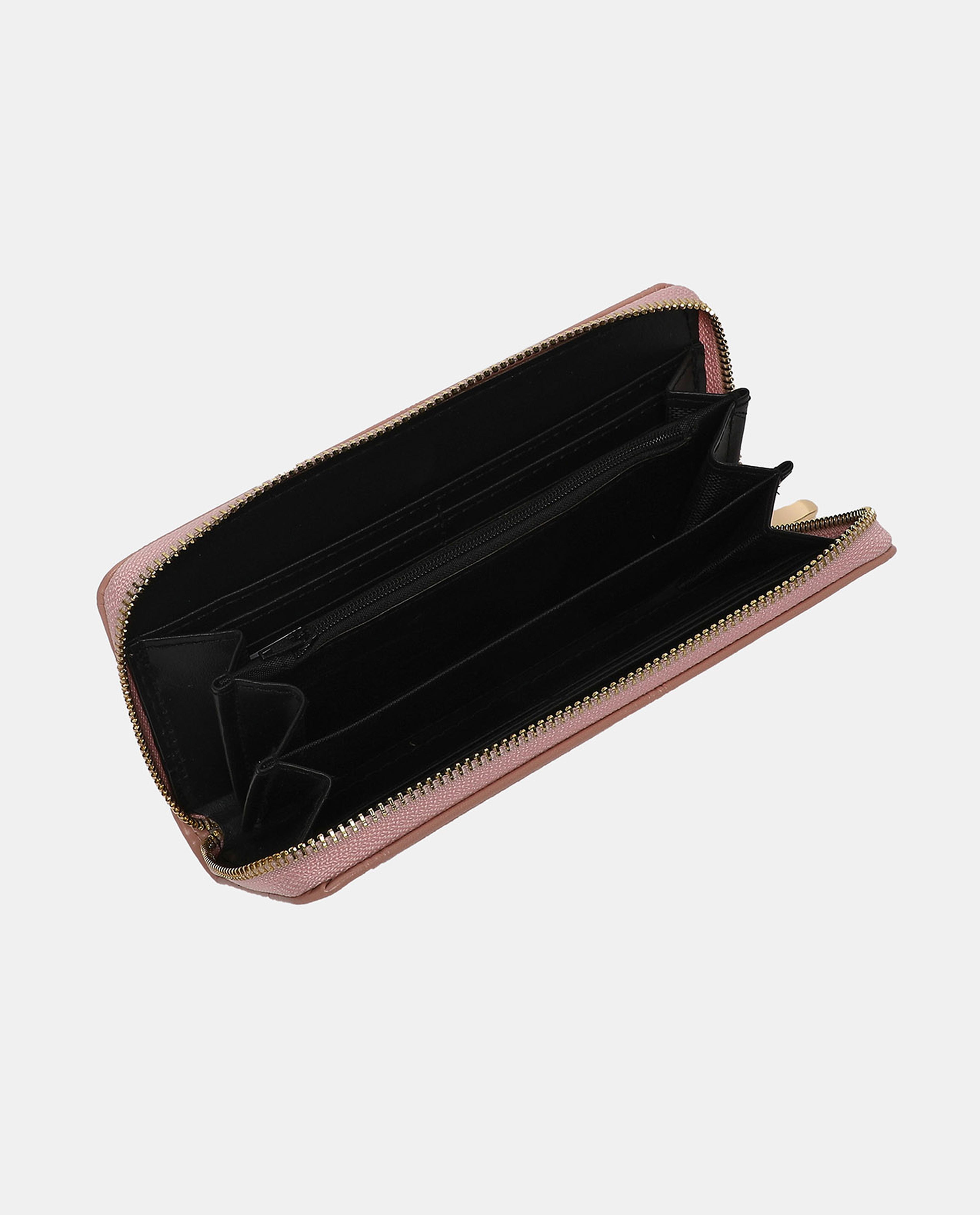 R&B Pink Quilted Wallet