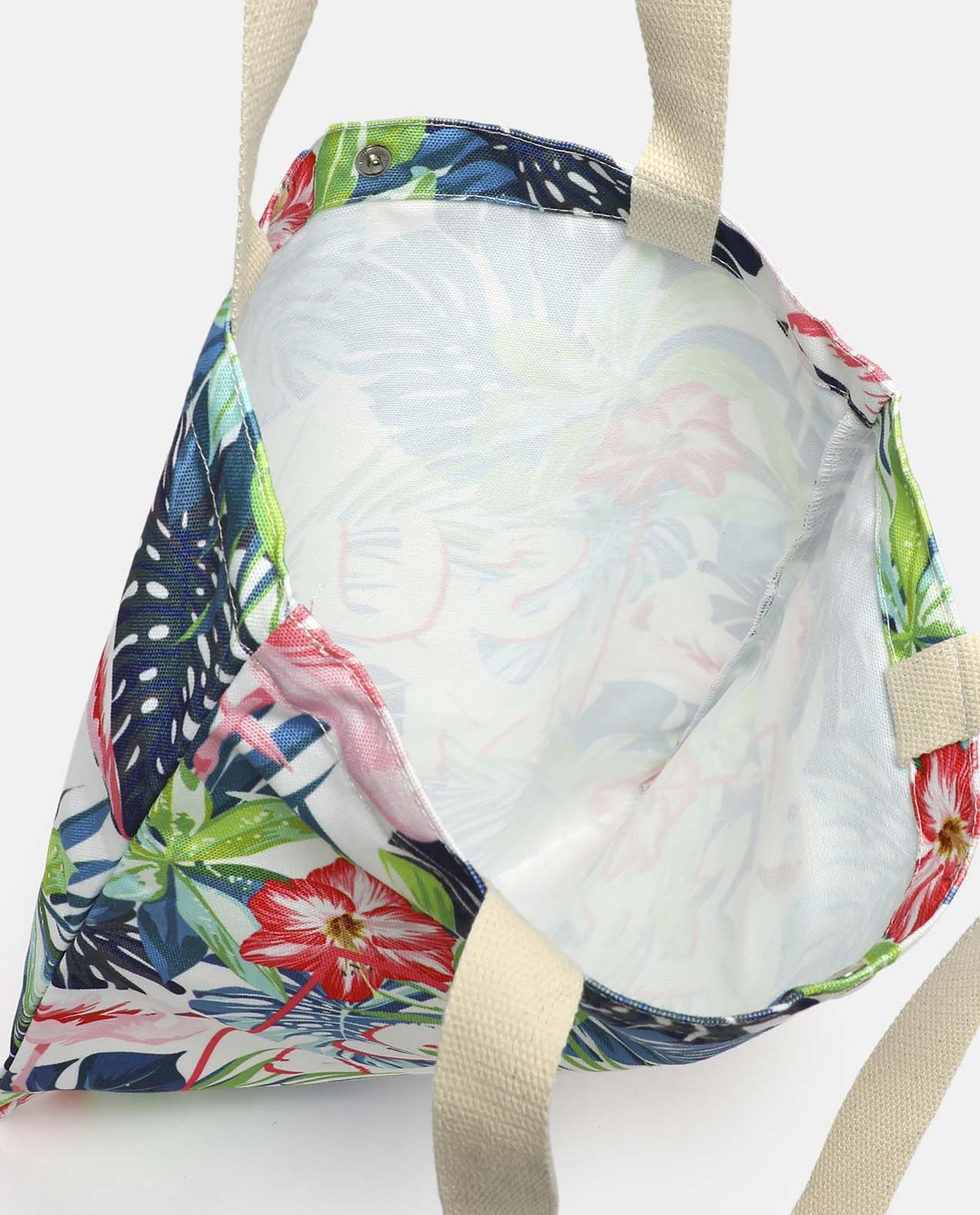 R&B Green All Over Printed Tote Bag