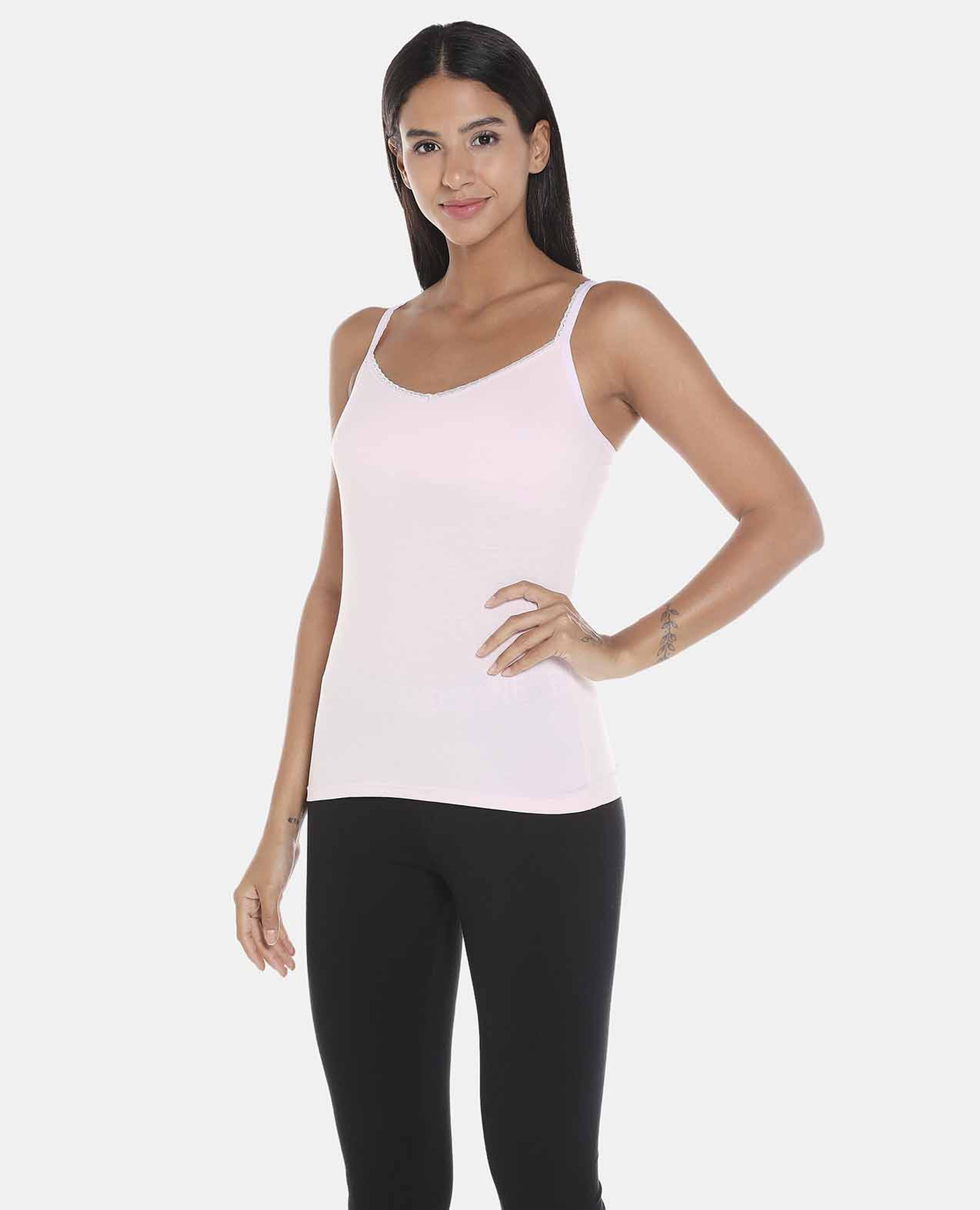 R&B Pink Solid Camisole