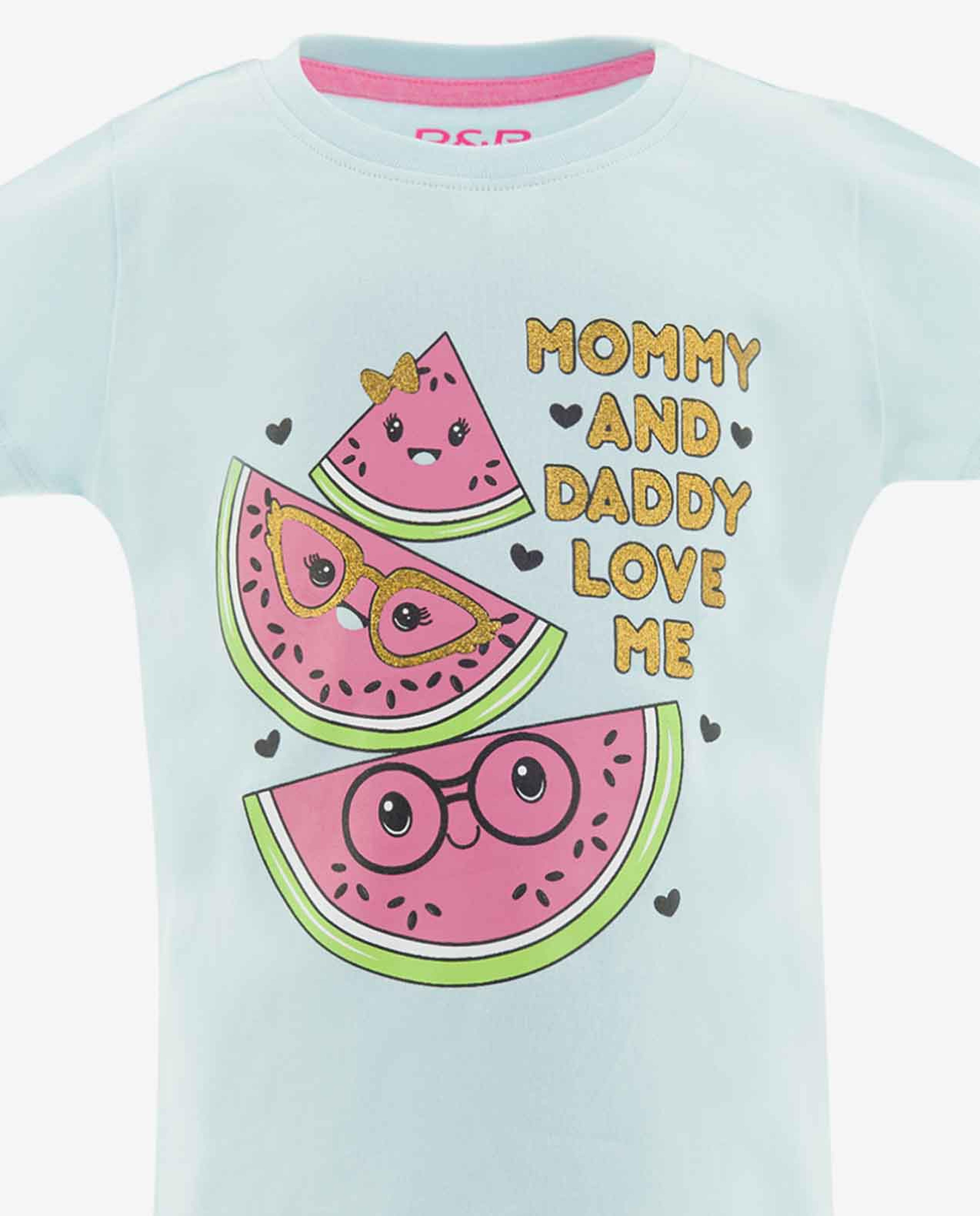 Girls Short Sleeve Basic Tee
