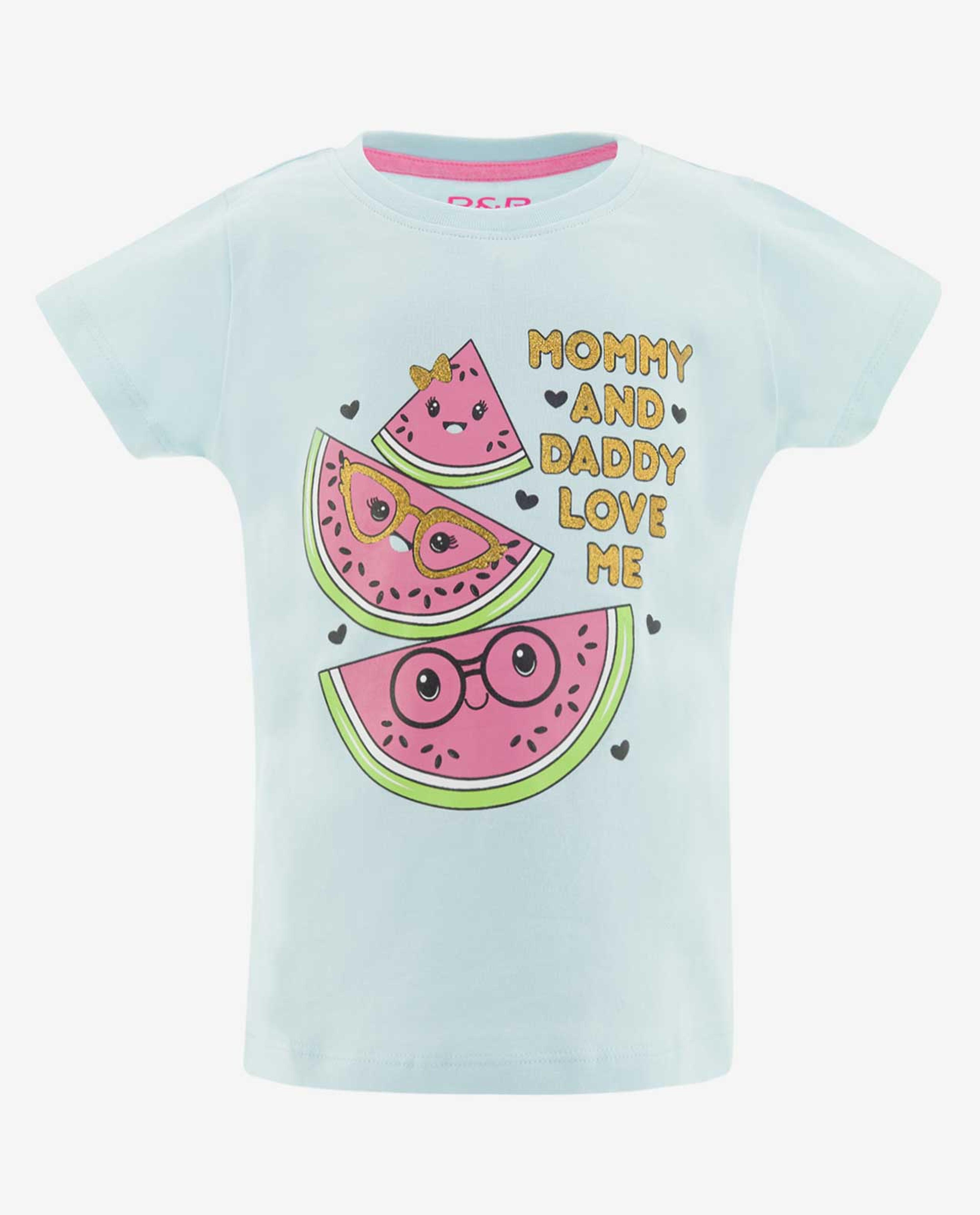 Girls Short Sleeve Basic Tee