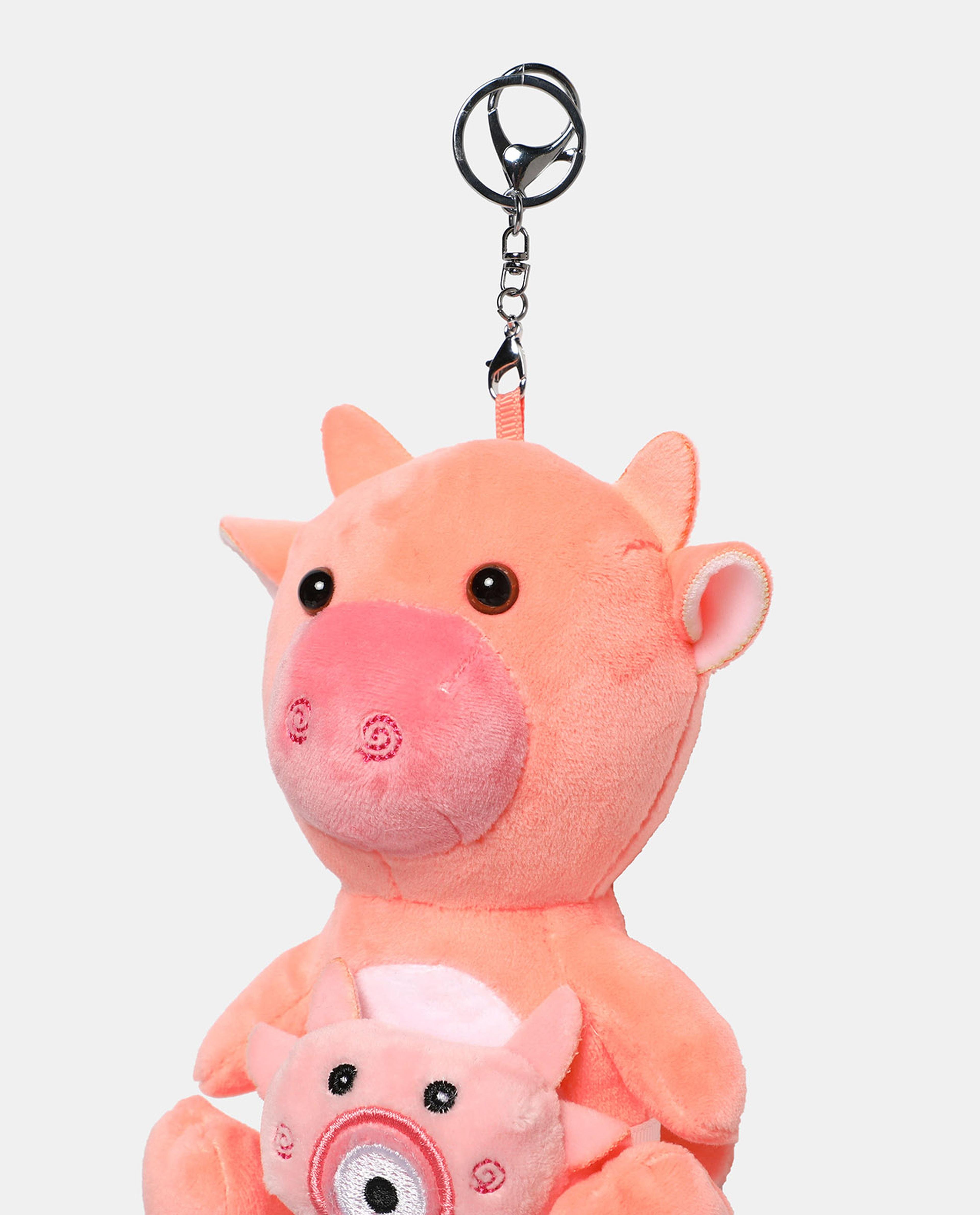 R&B Pink Cute Plush Toy Keychain