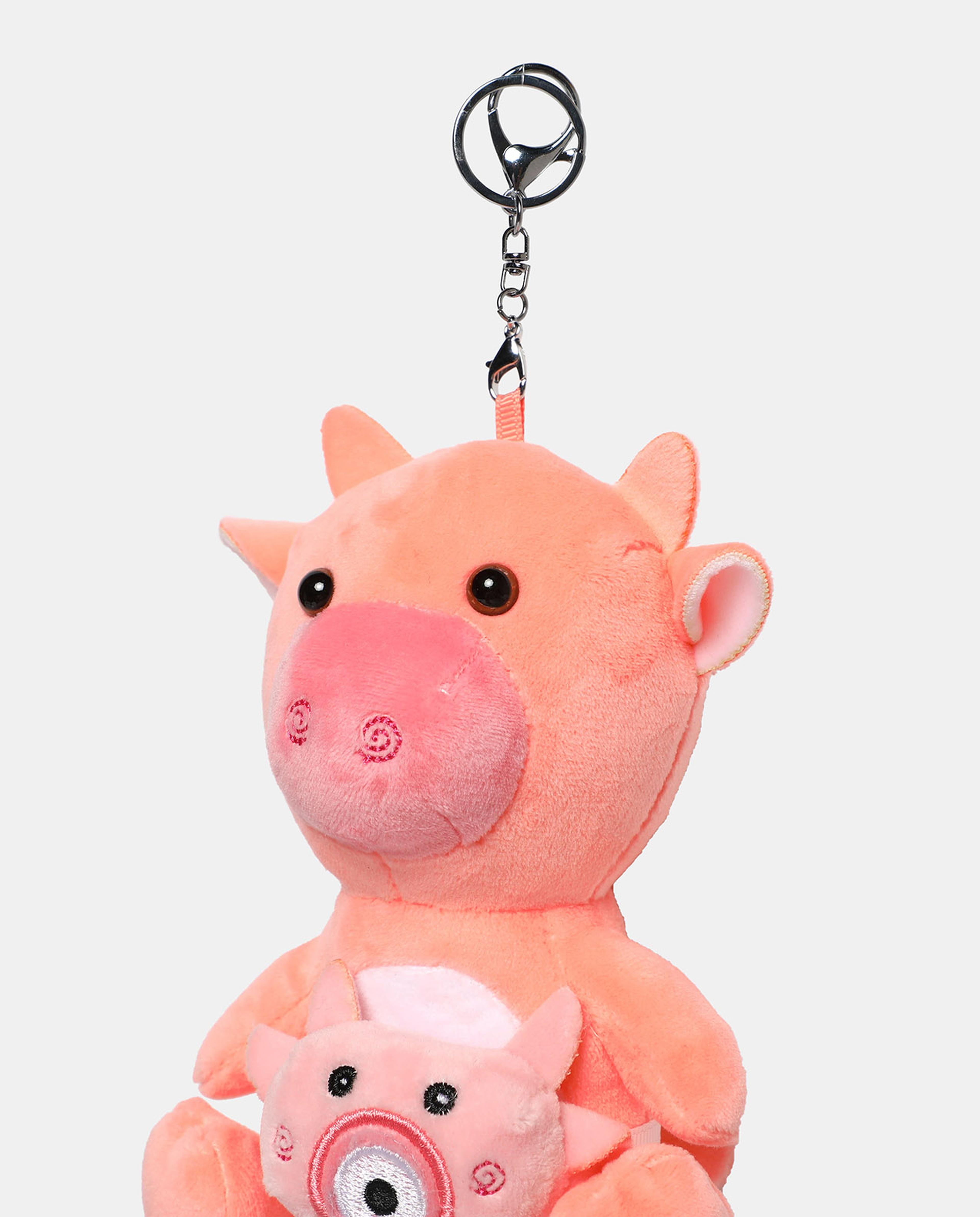 R&B Pink Cute Plush Toy Keychain