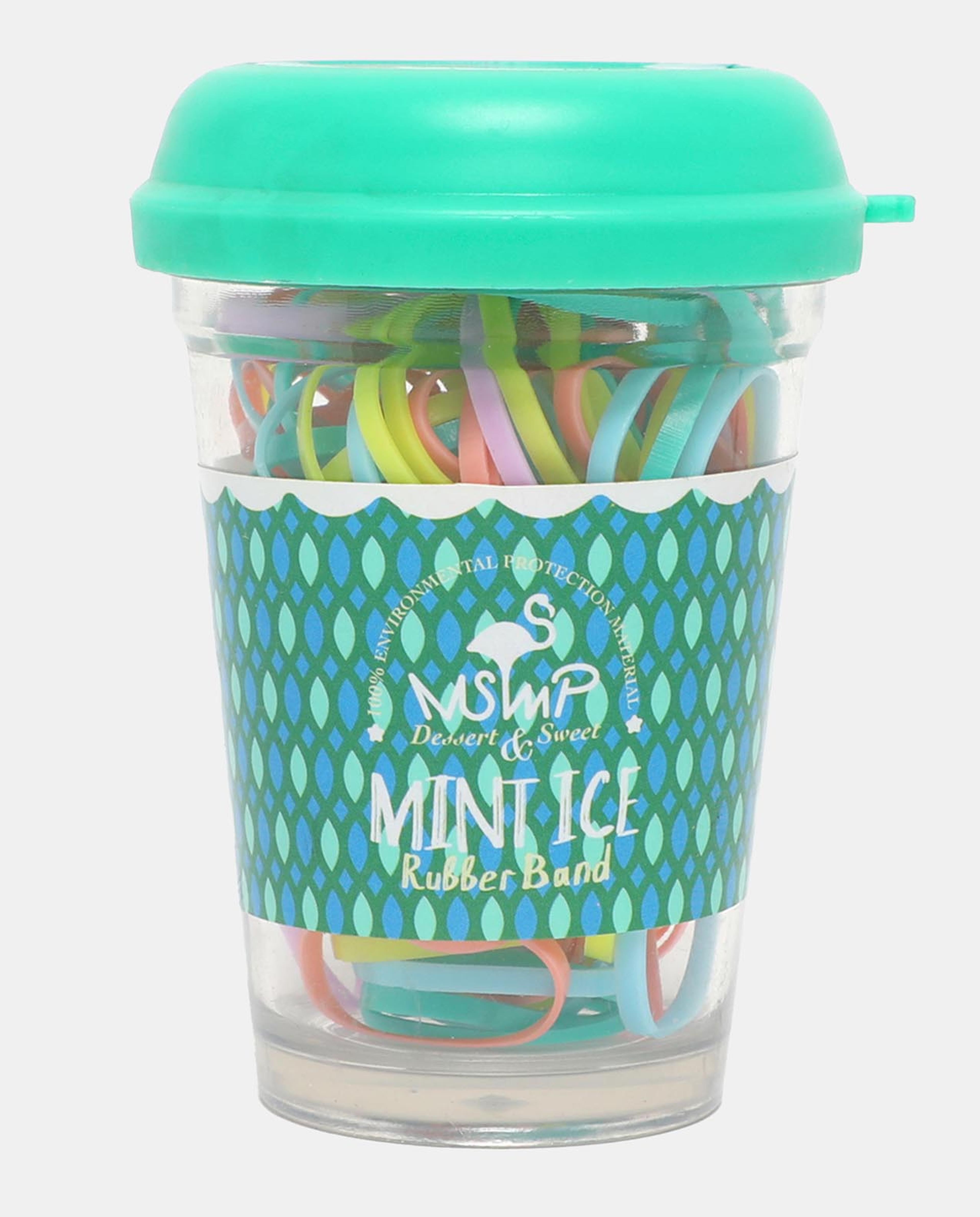 R&B Blue Hair Elastics Mini Small Braids Rubber Bands