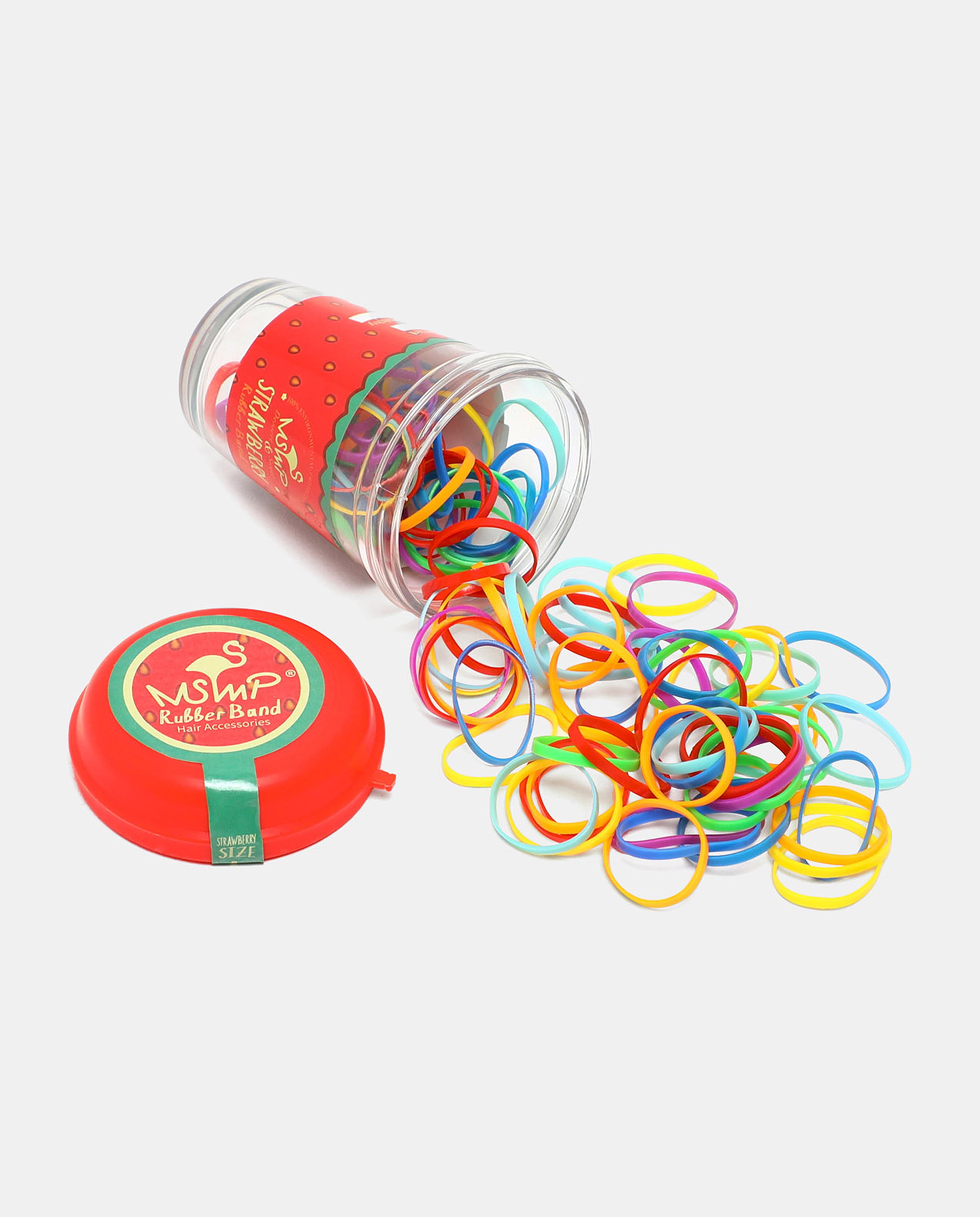 R&B Red Hair Elastics Mini Small Braids Rubber Bands