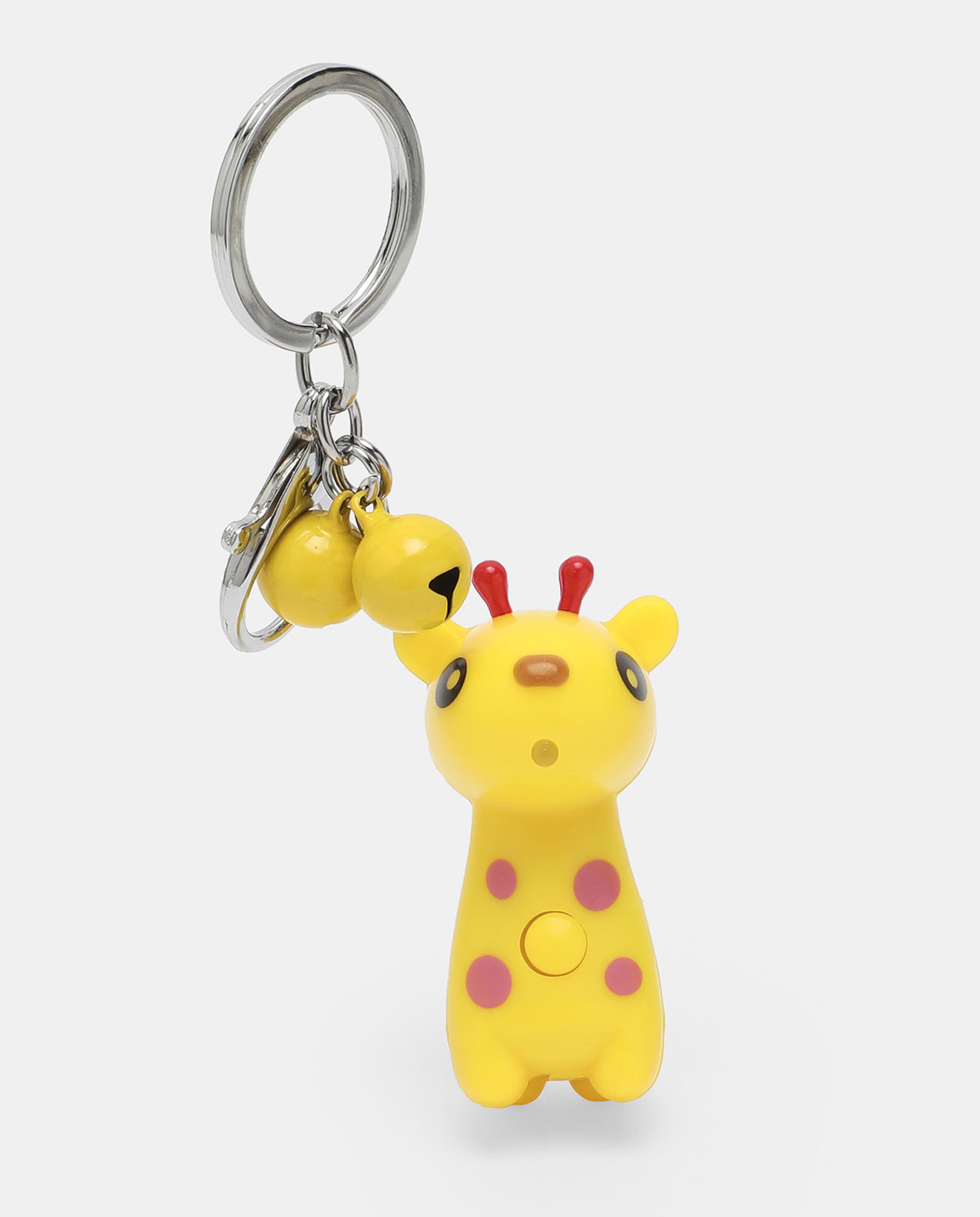 R&B Yellow Cute Giraffe Keychain