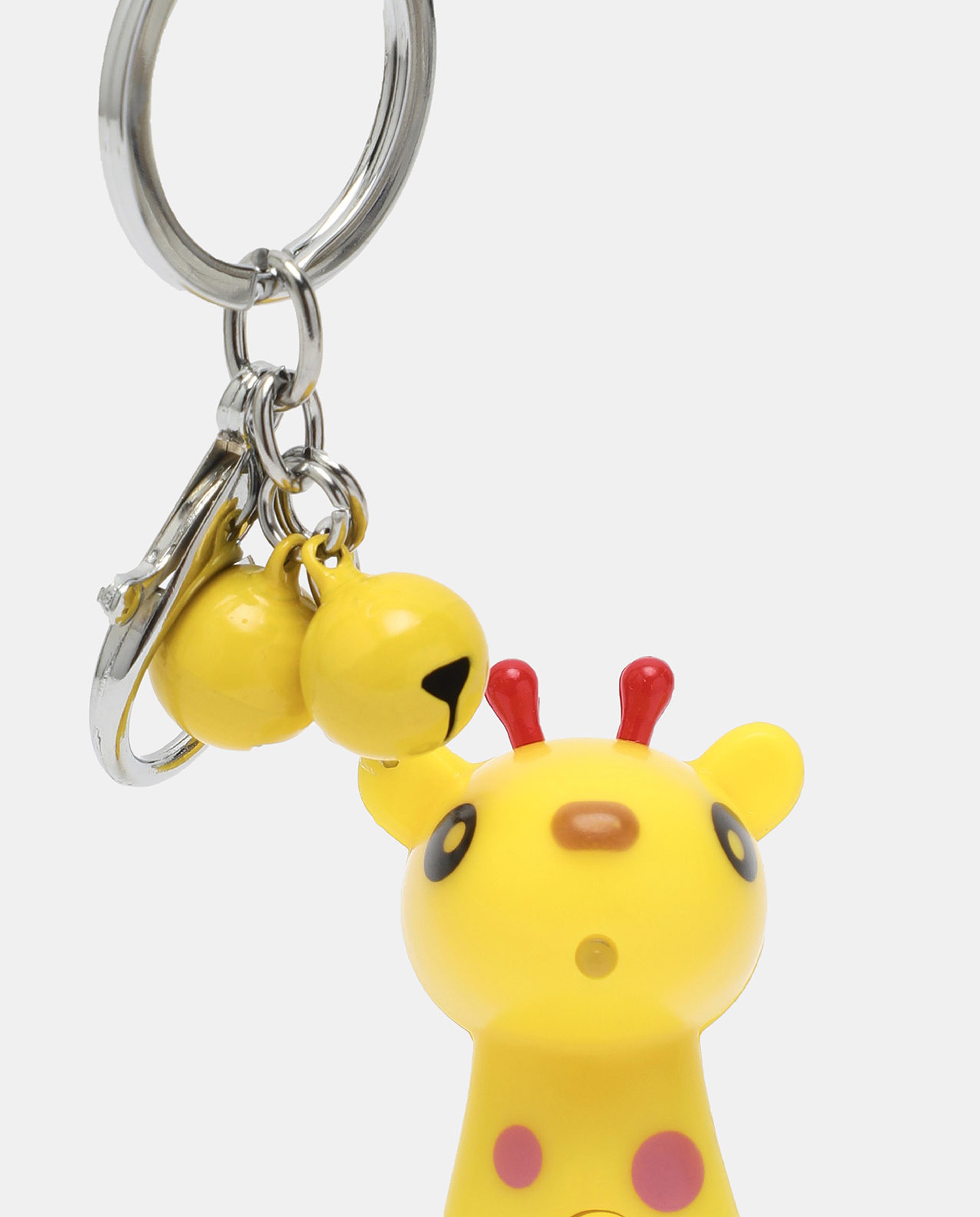 R&B Yellow Cute Giraffe Keychain