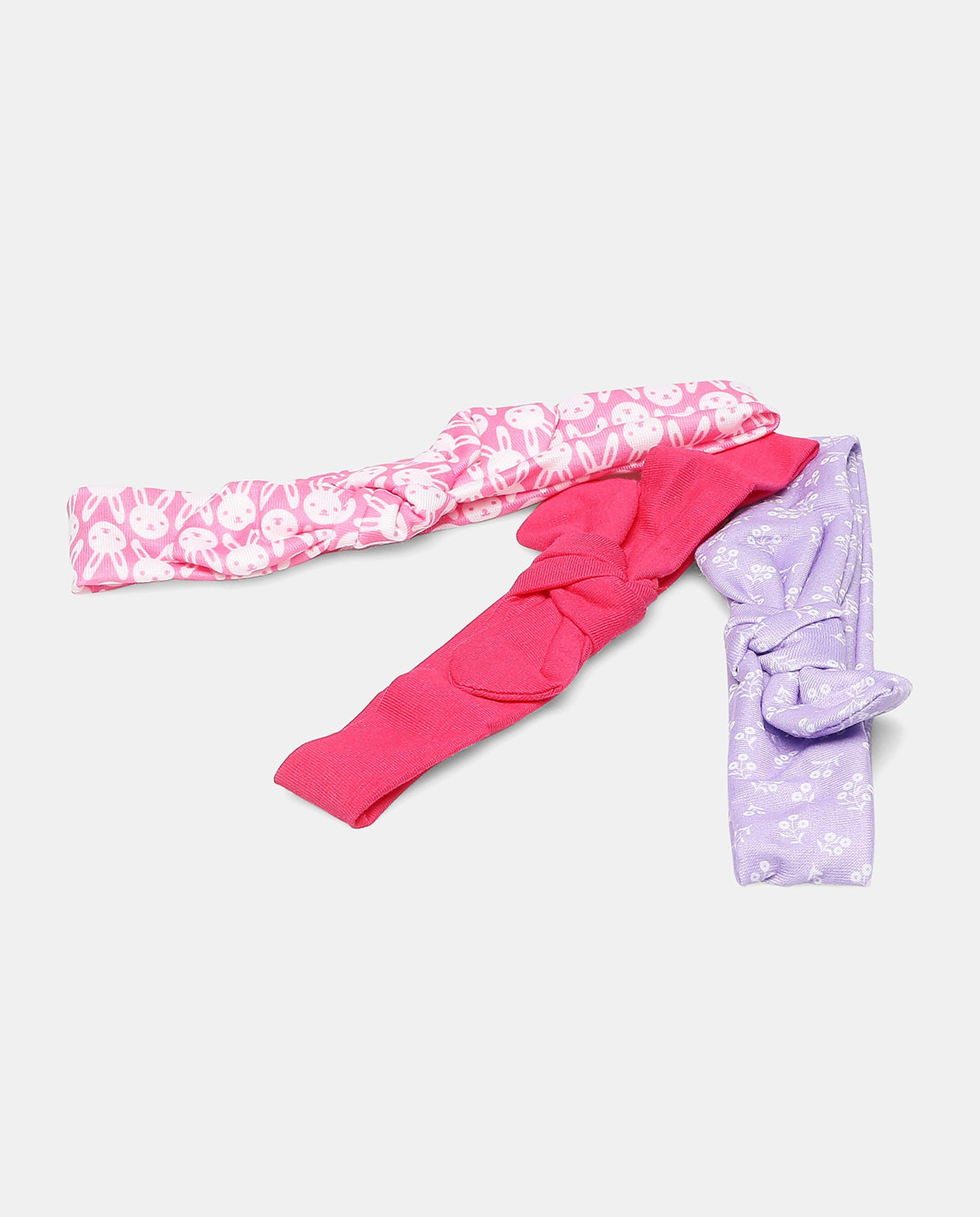 R&B Multicolored Pack of 3 Knotted Headband