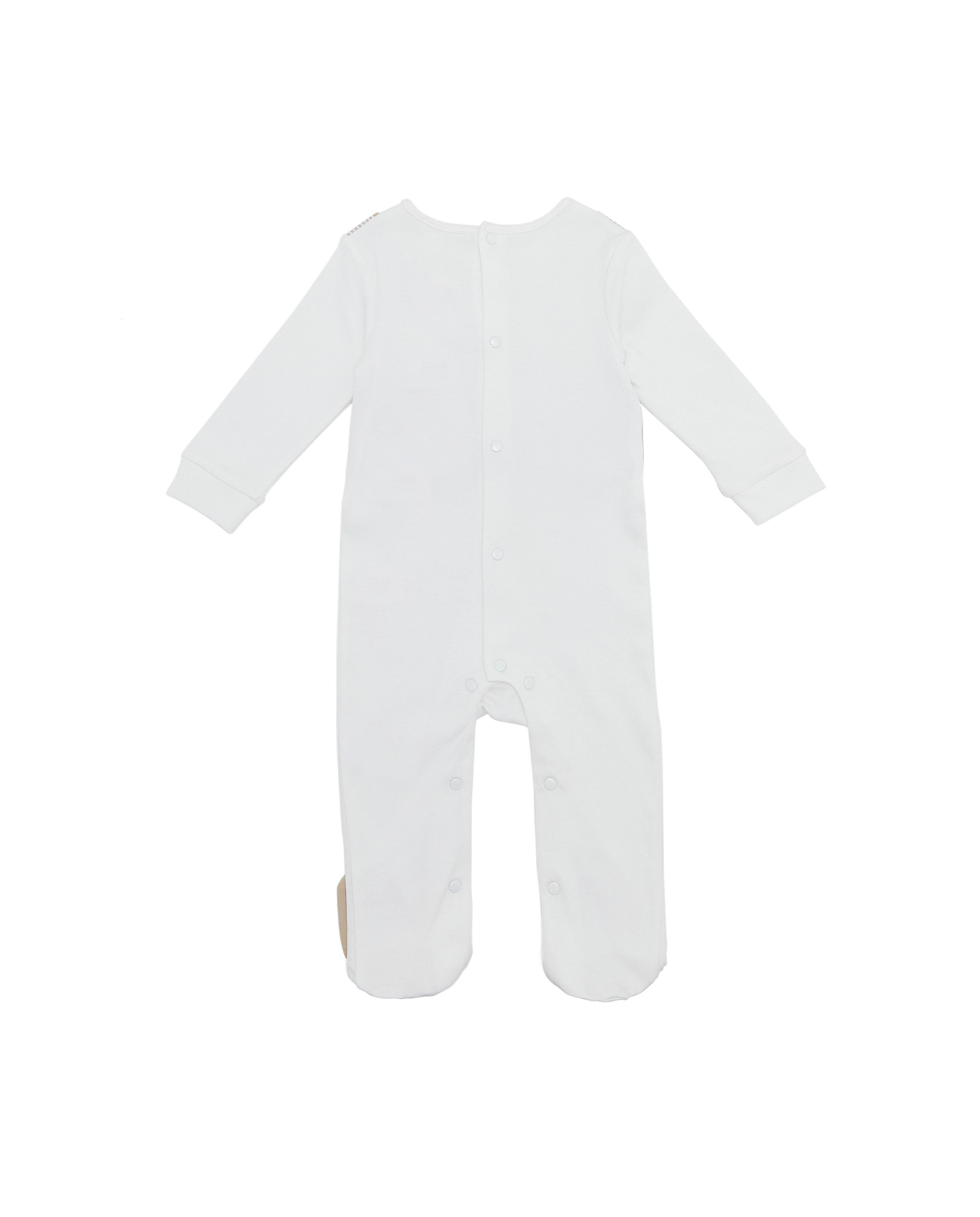 Patterned Footed Sleepsuit with Long Sleeves