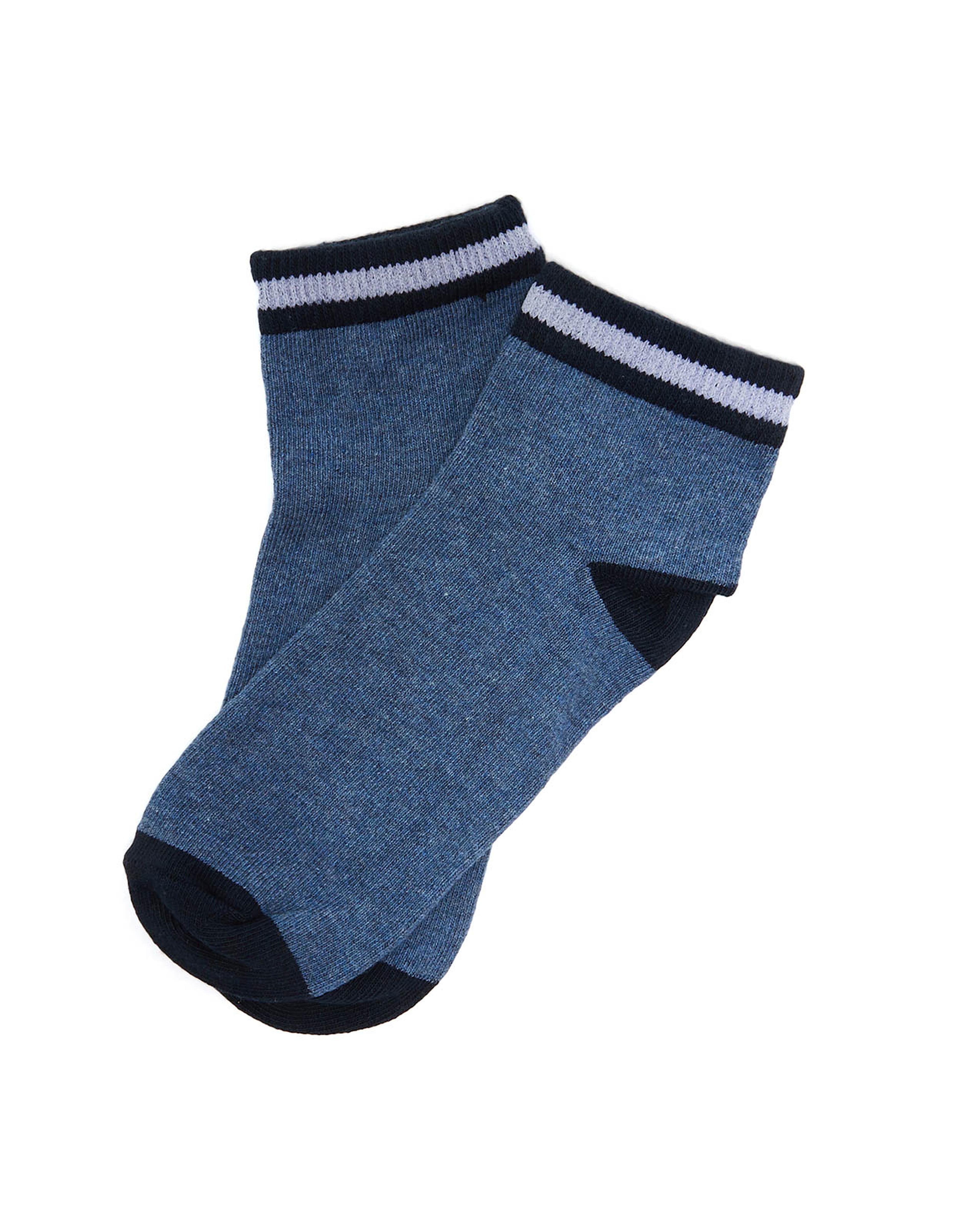 Pack of 3 Printed Ankle Socks