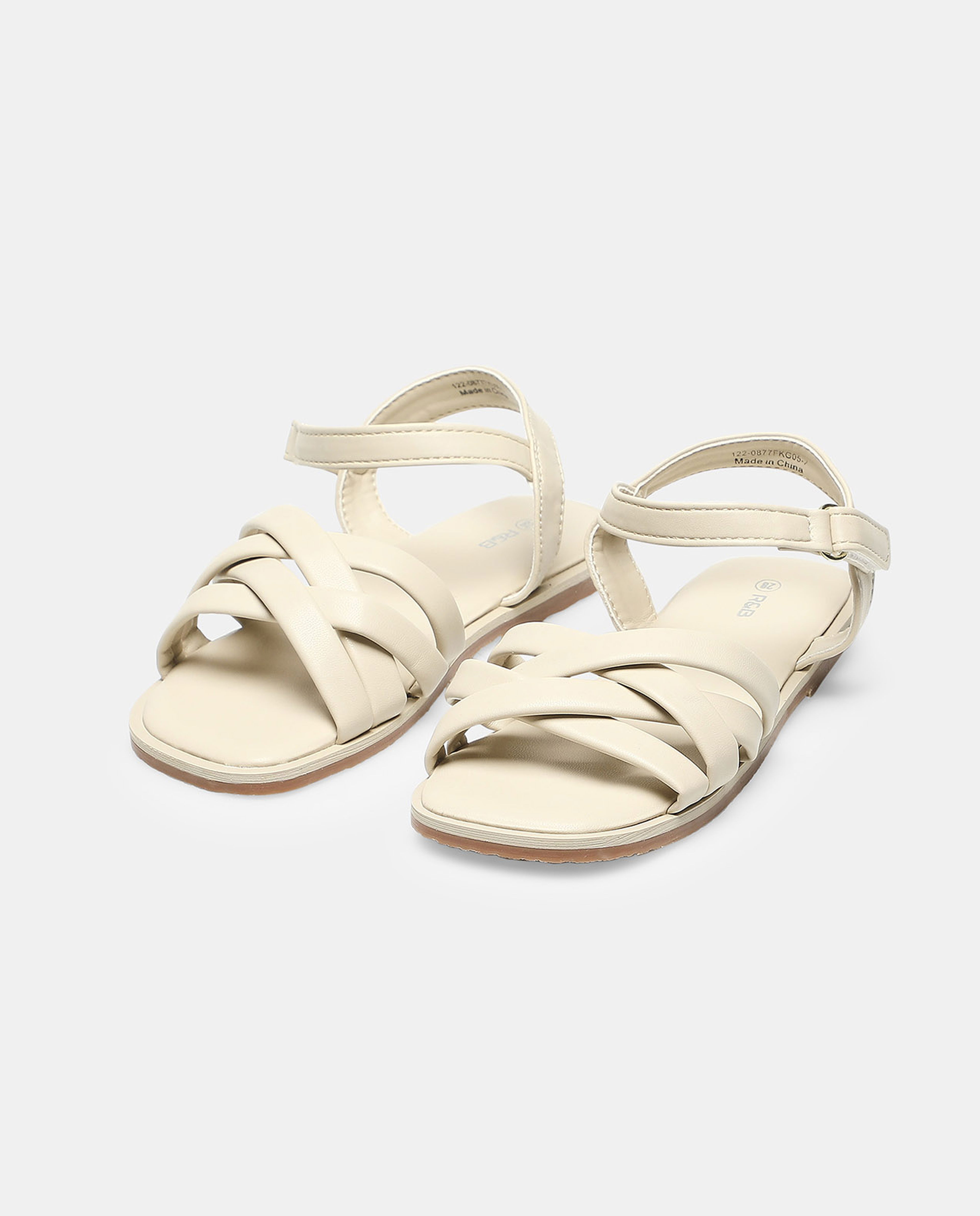 Peep Toe Casual Flat Sandals