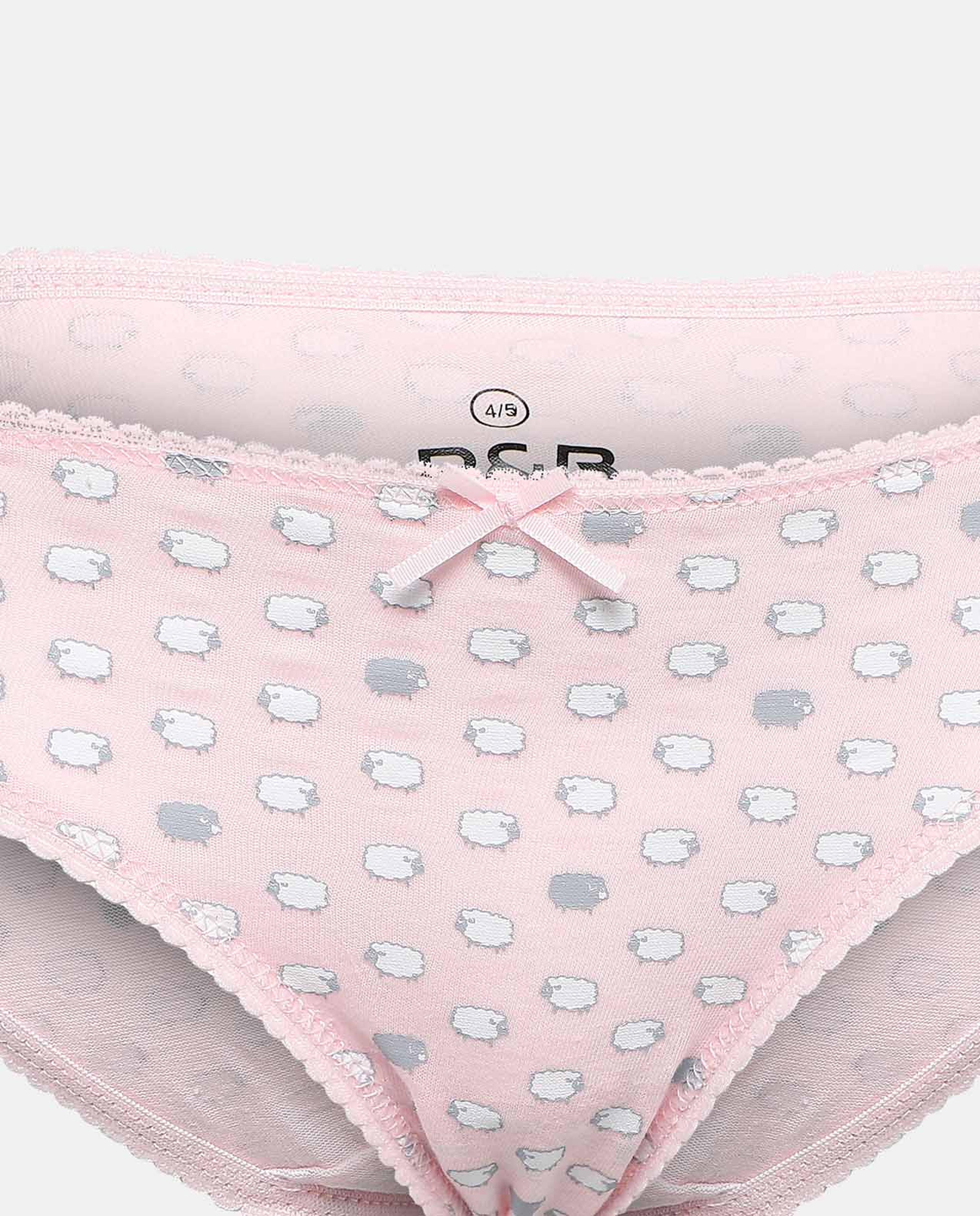 Pack of 5 Basic Briefs with Bow