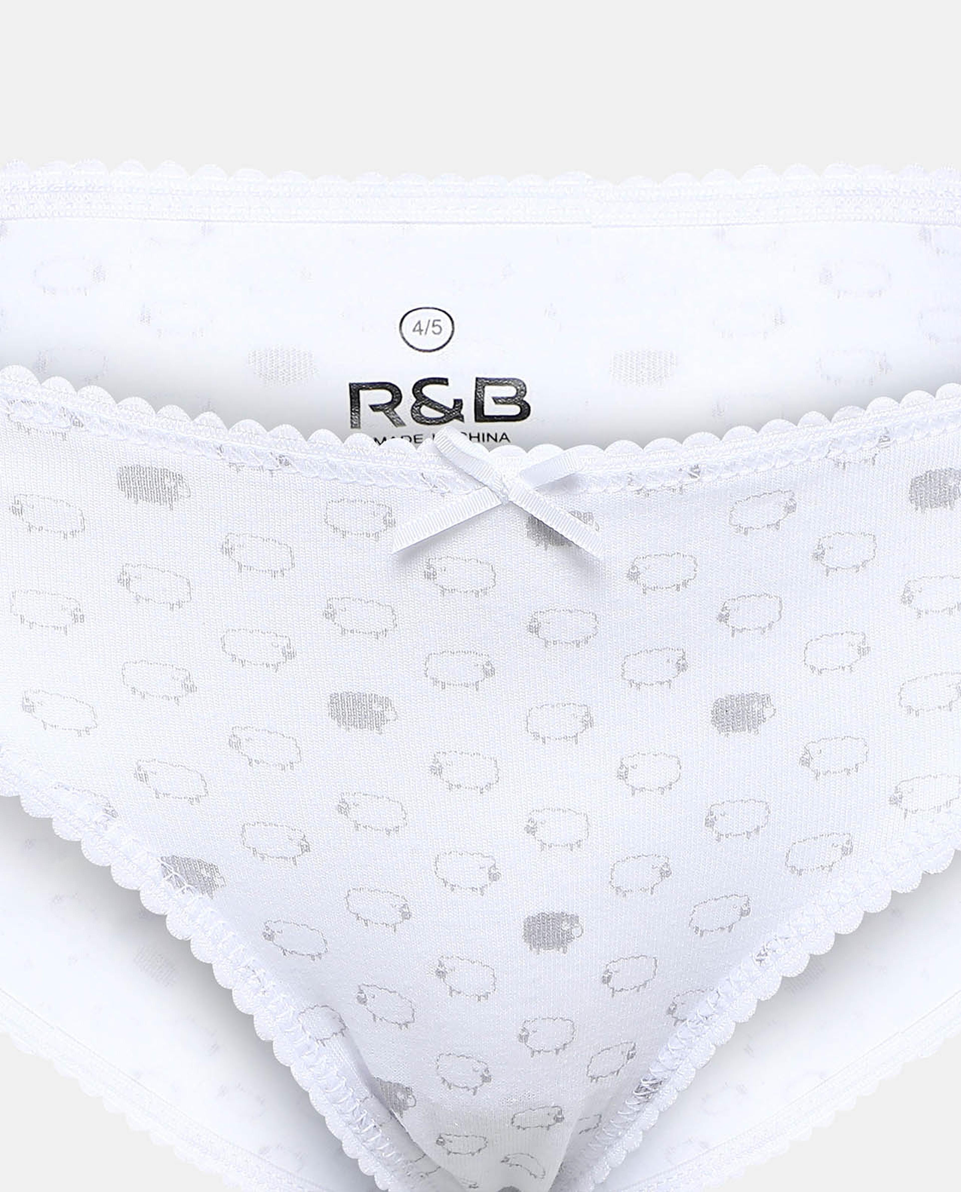 Pack of 5 Basic Briefs with Bow