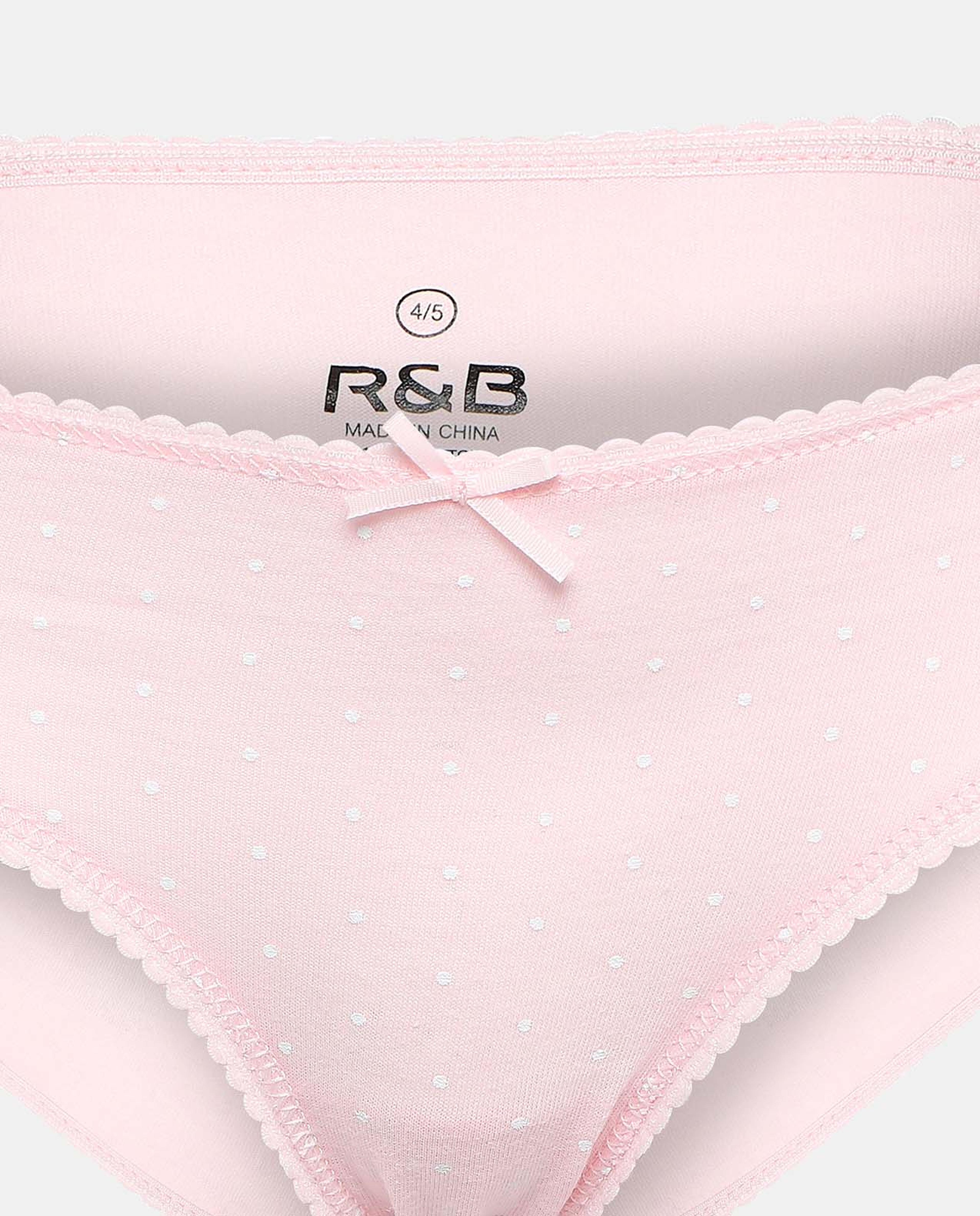 Pack of 5 Basic Briefs with Bow