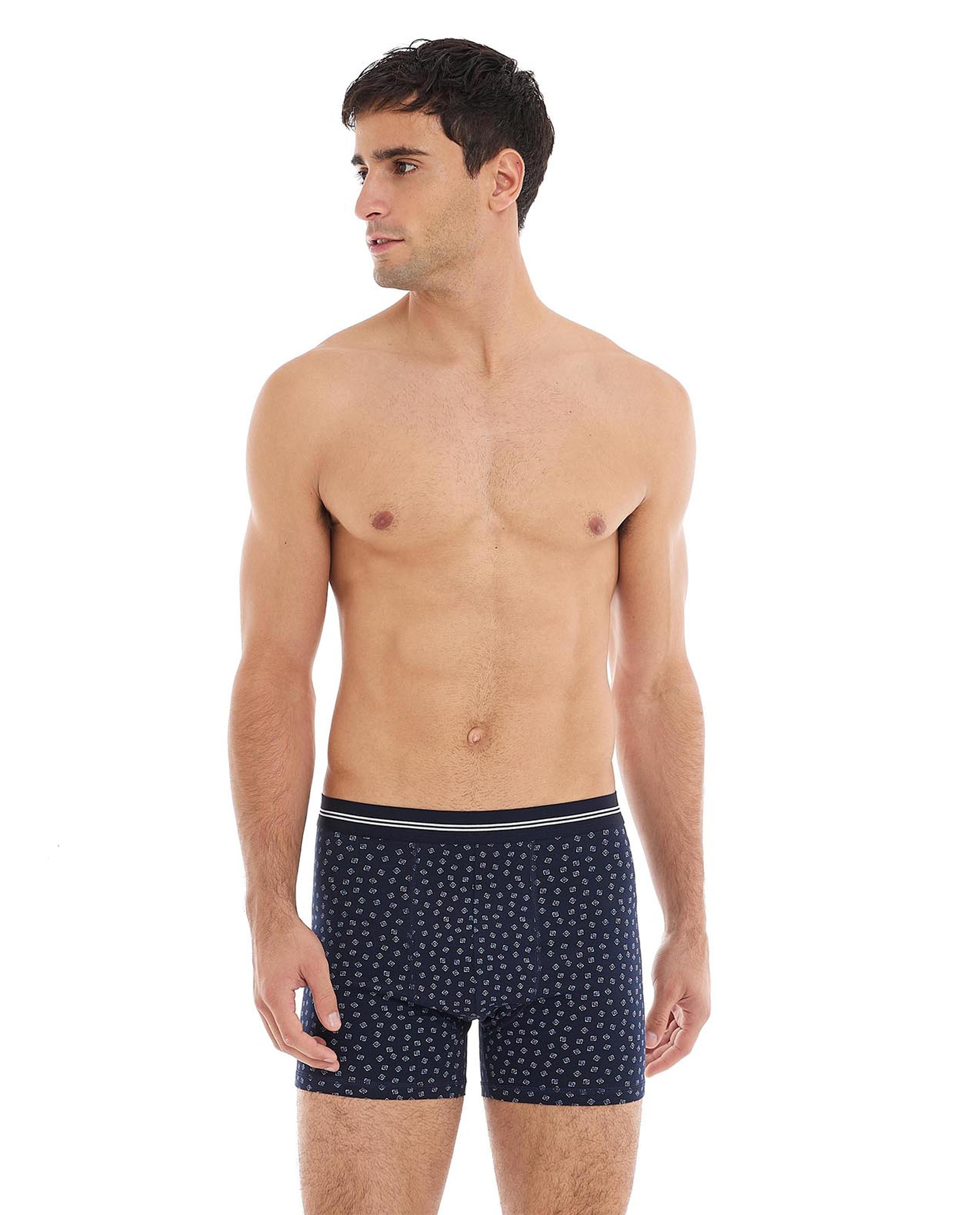 Printed Trunks with Elastic Waistband