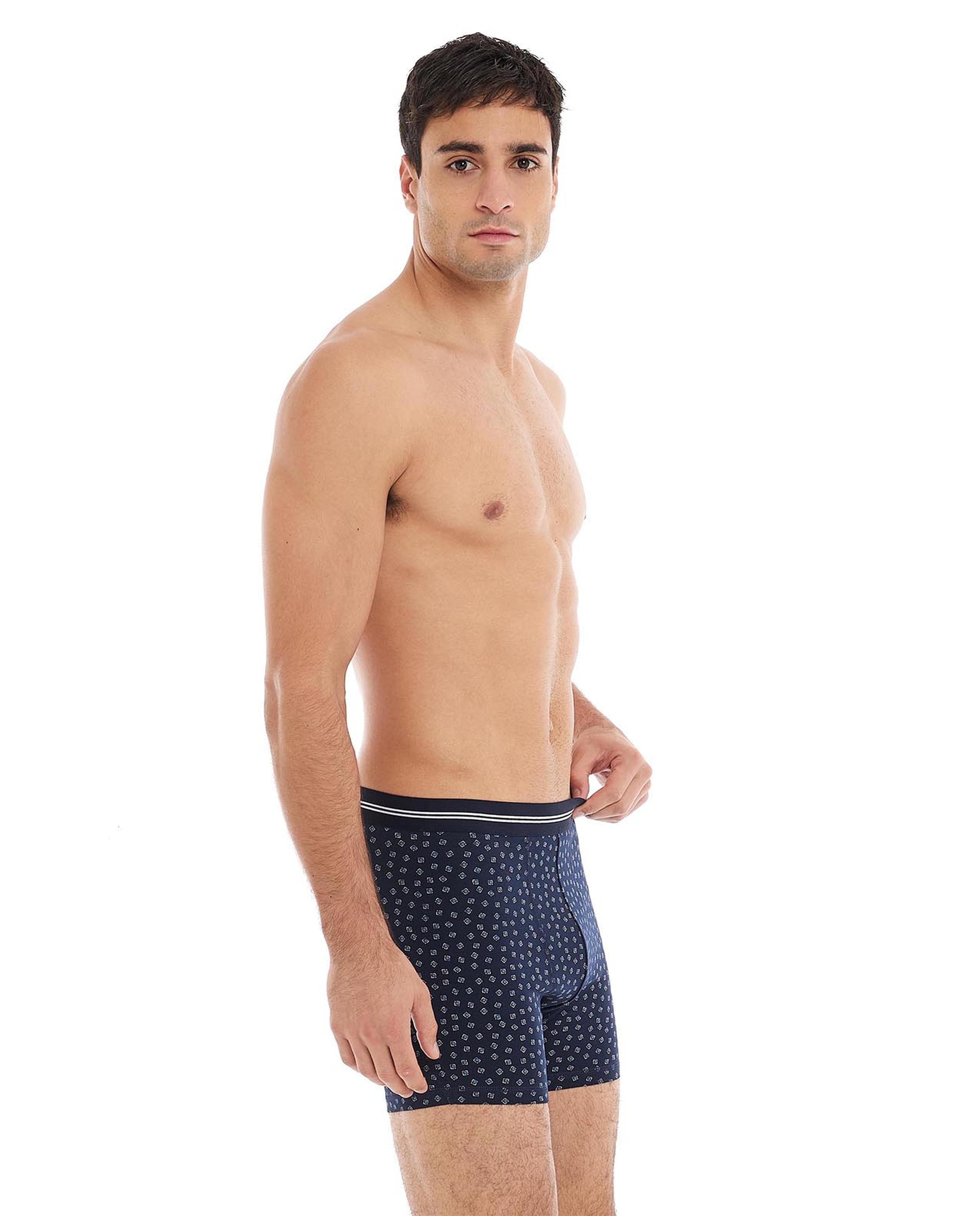 Printed Trunks with Elastic Waistband