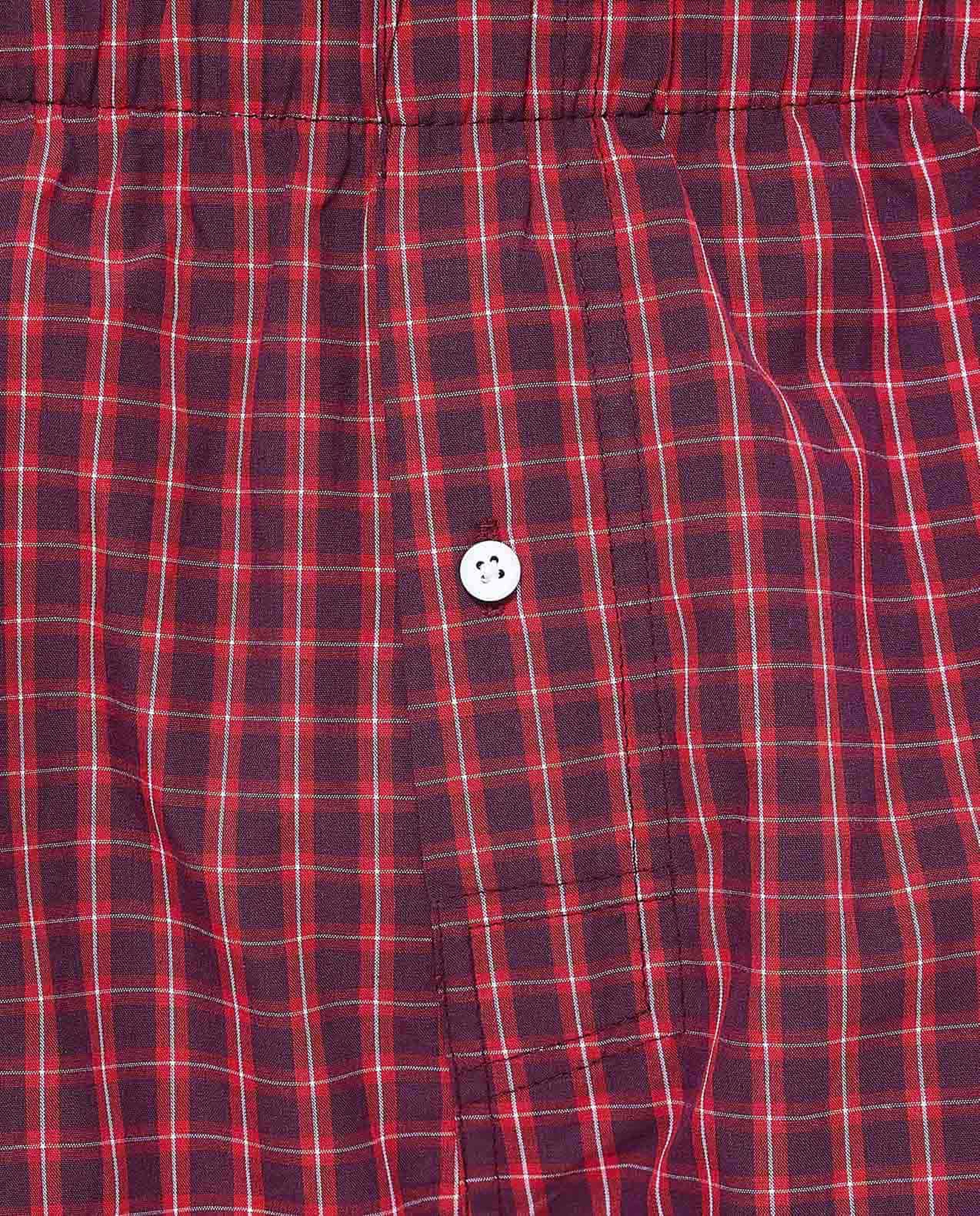 Checkered Woven Boxer