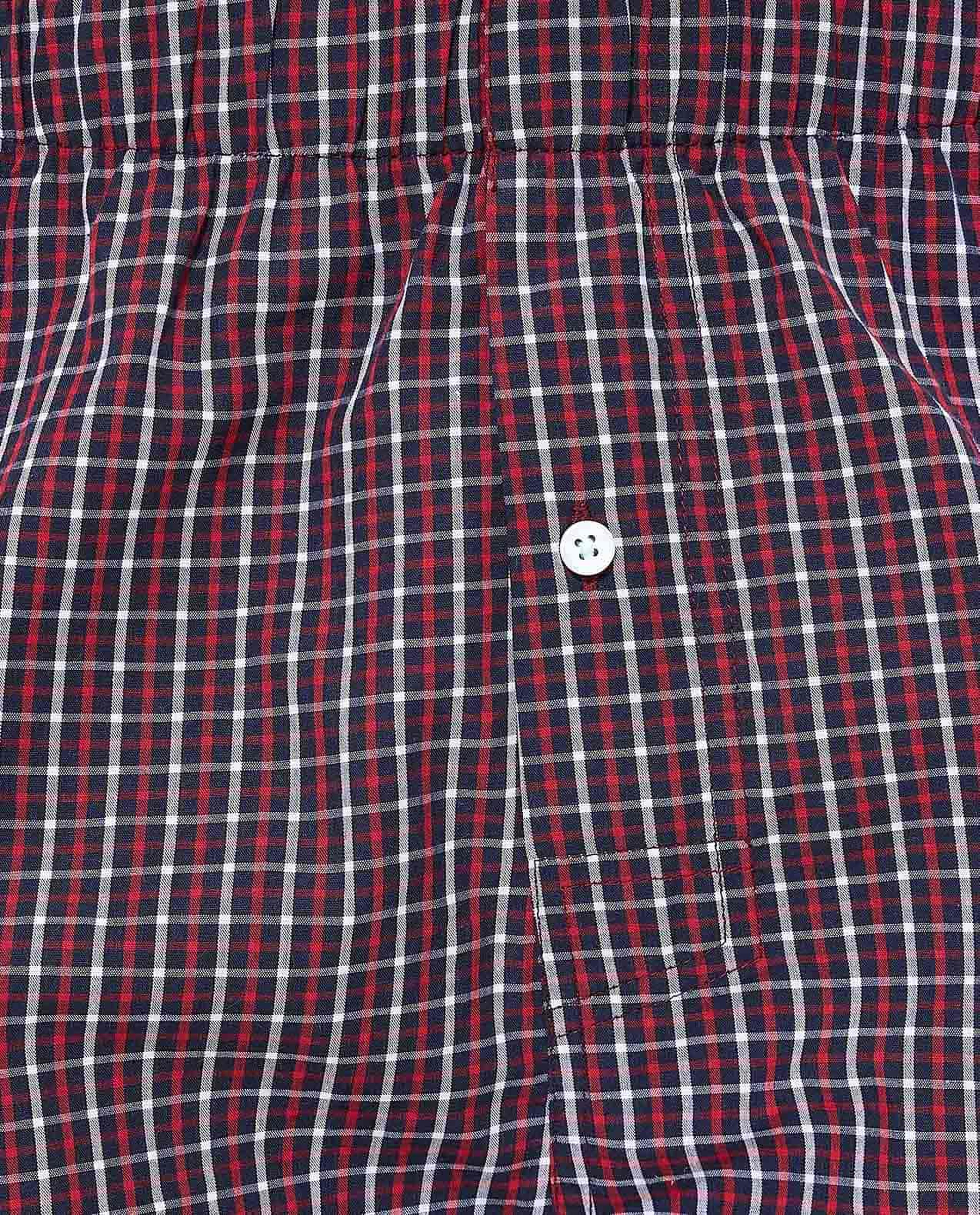 Checkered Woven Boxer