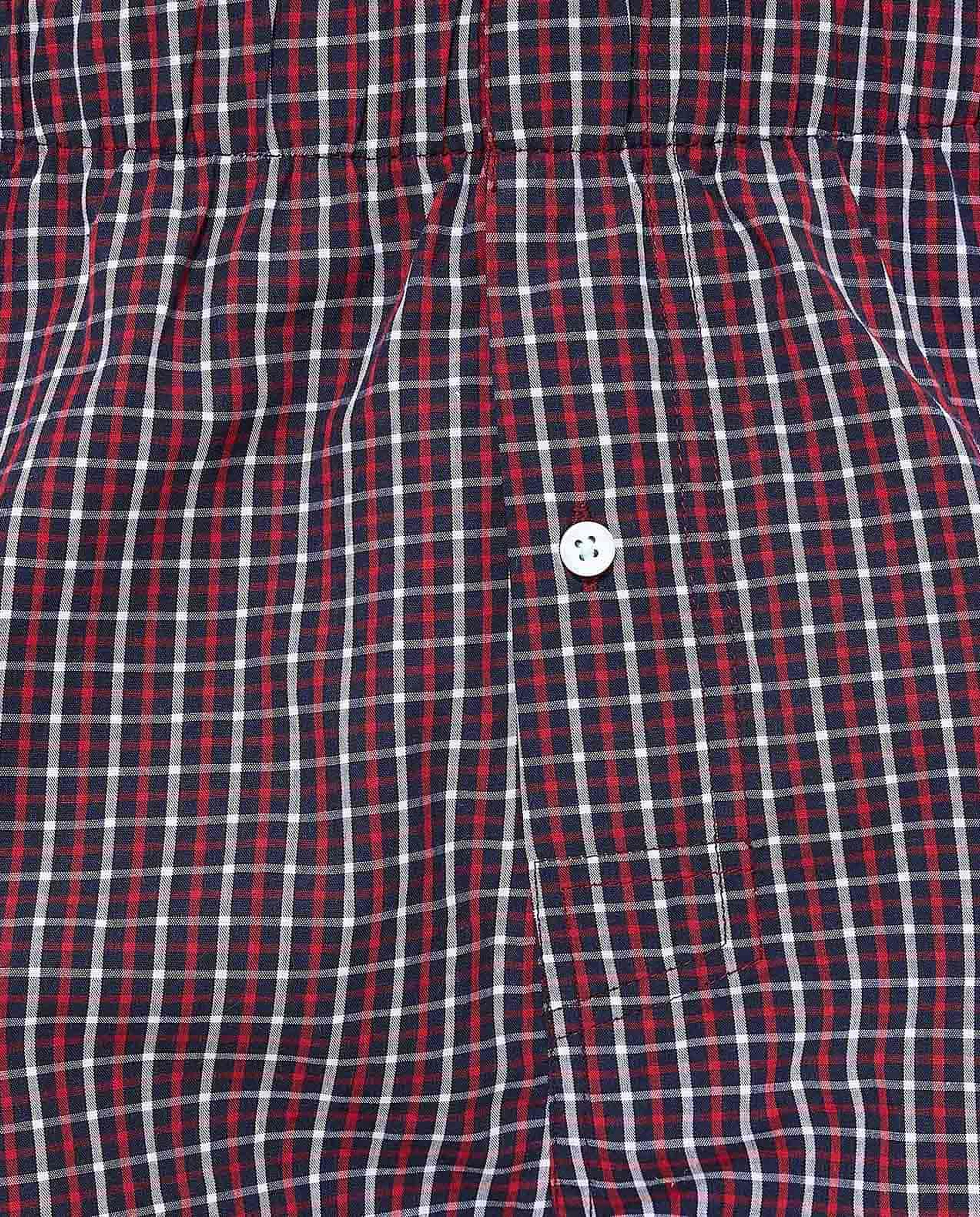 Checkered Woven Boxer