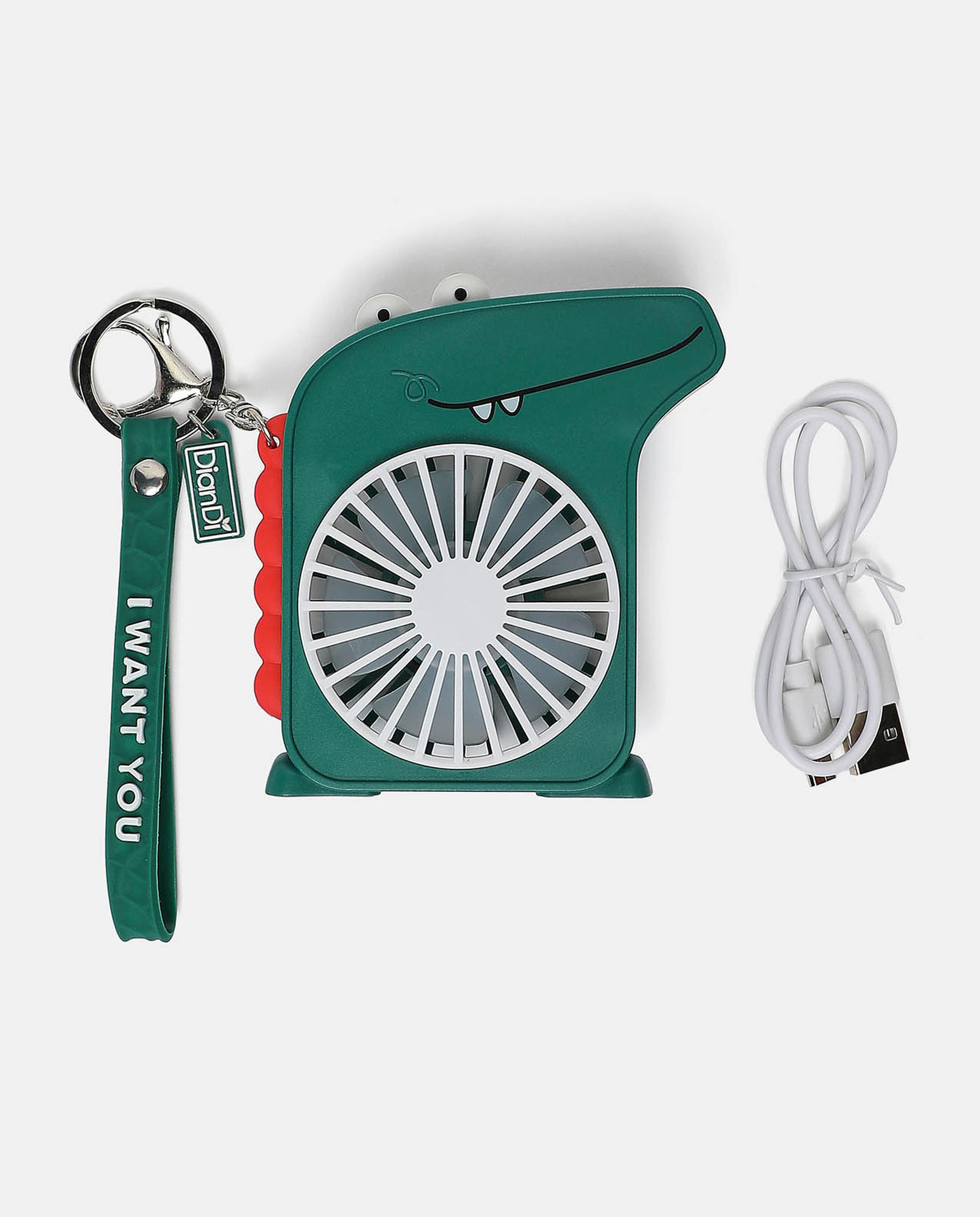 R&B Green Portable Hand-Hold Mini Fan