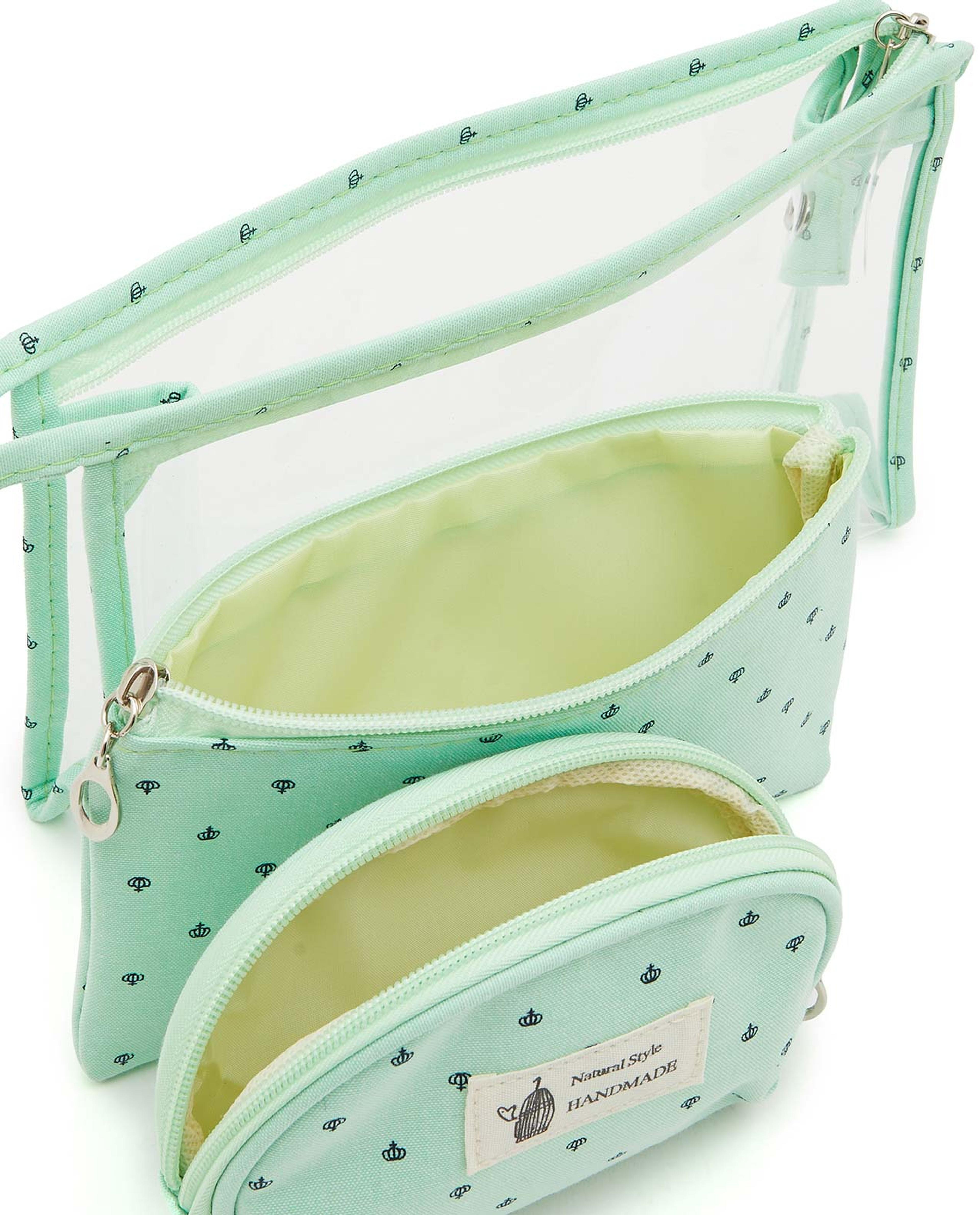 3 Piece Compact Pouch Set