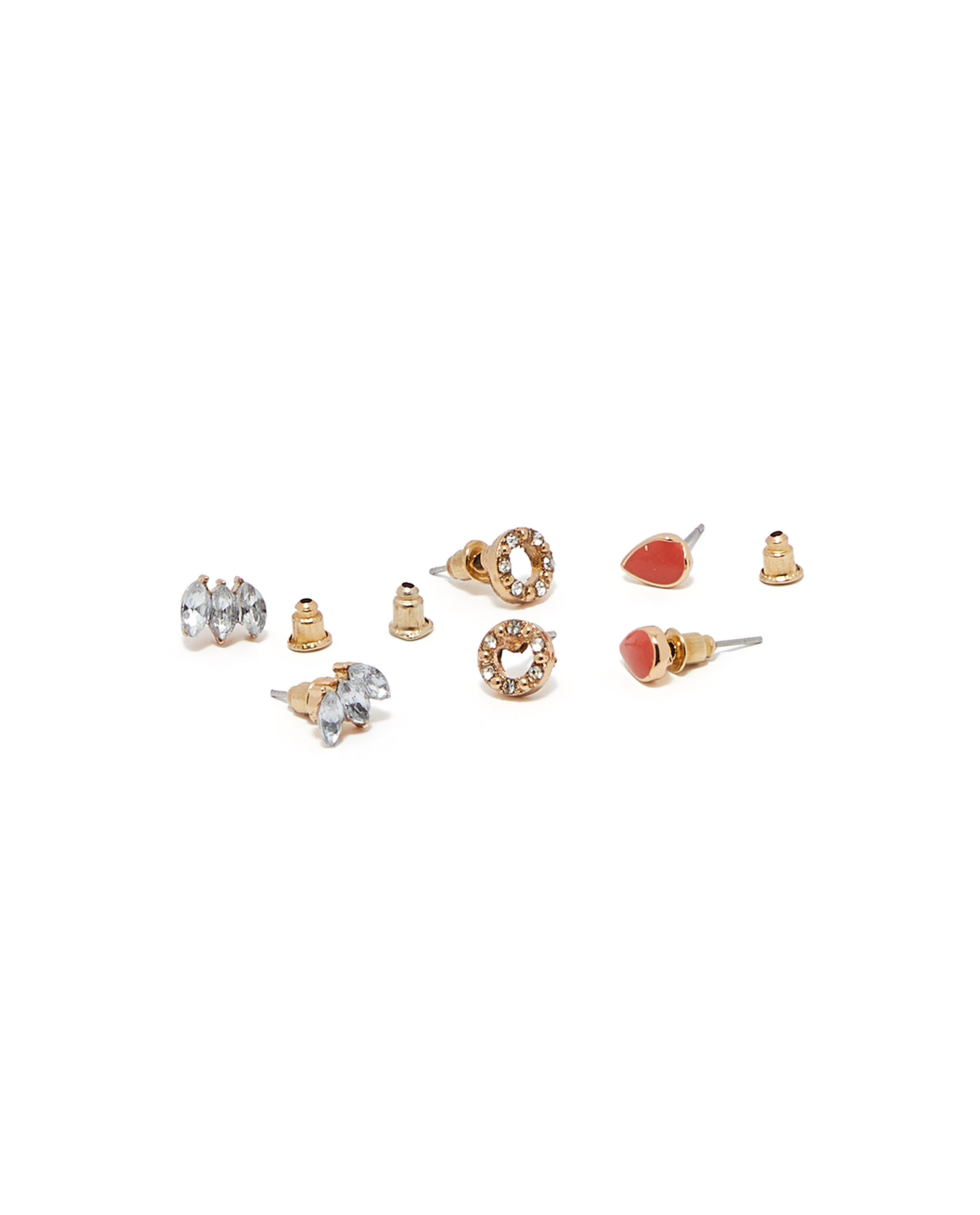 Multipack Stud Earrings Set