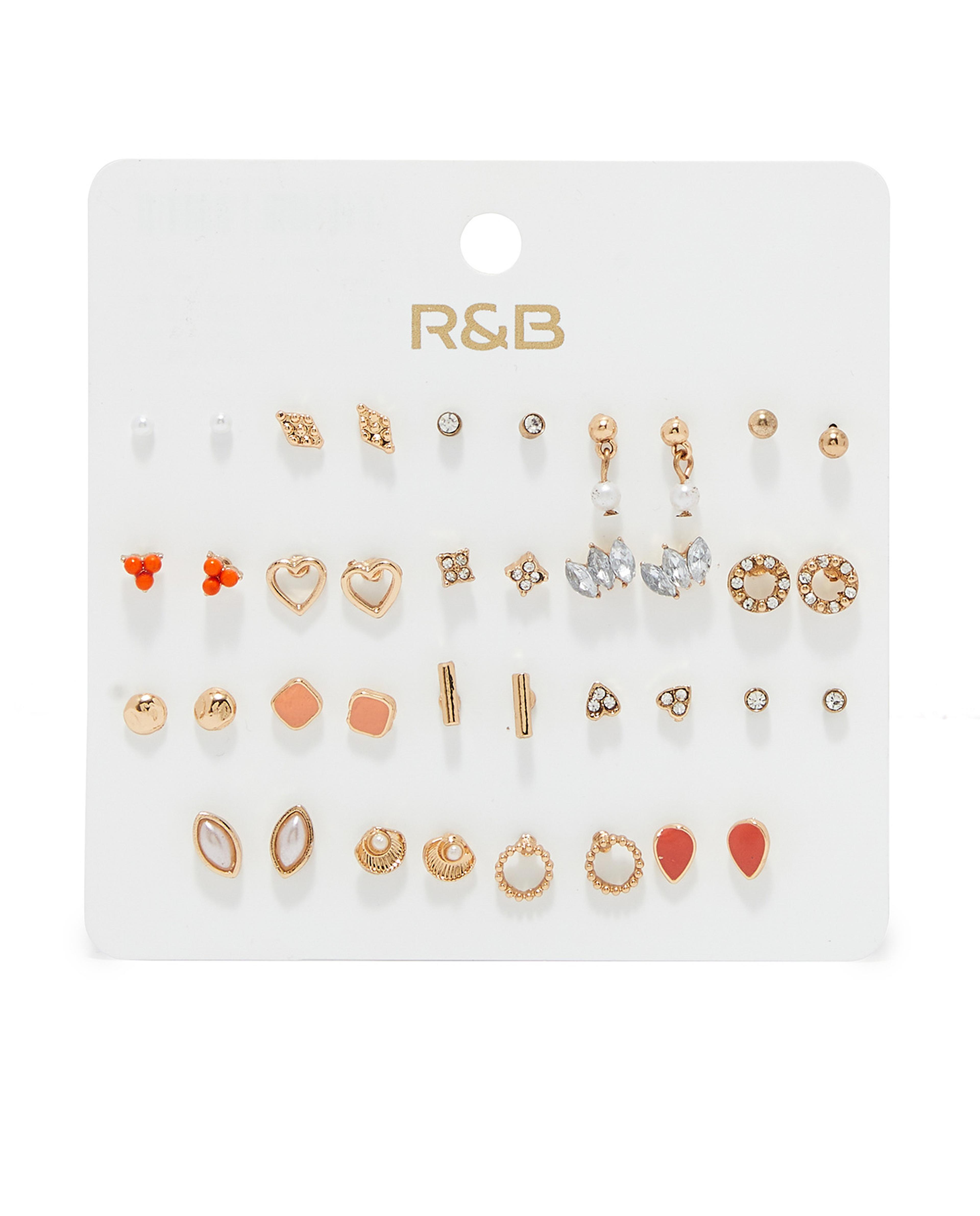 Multipack Stud Earrings Set