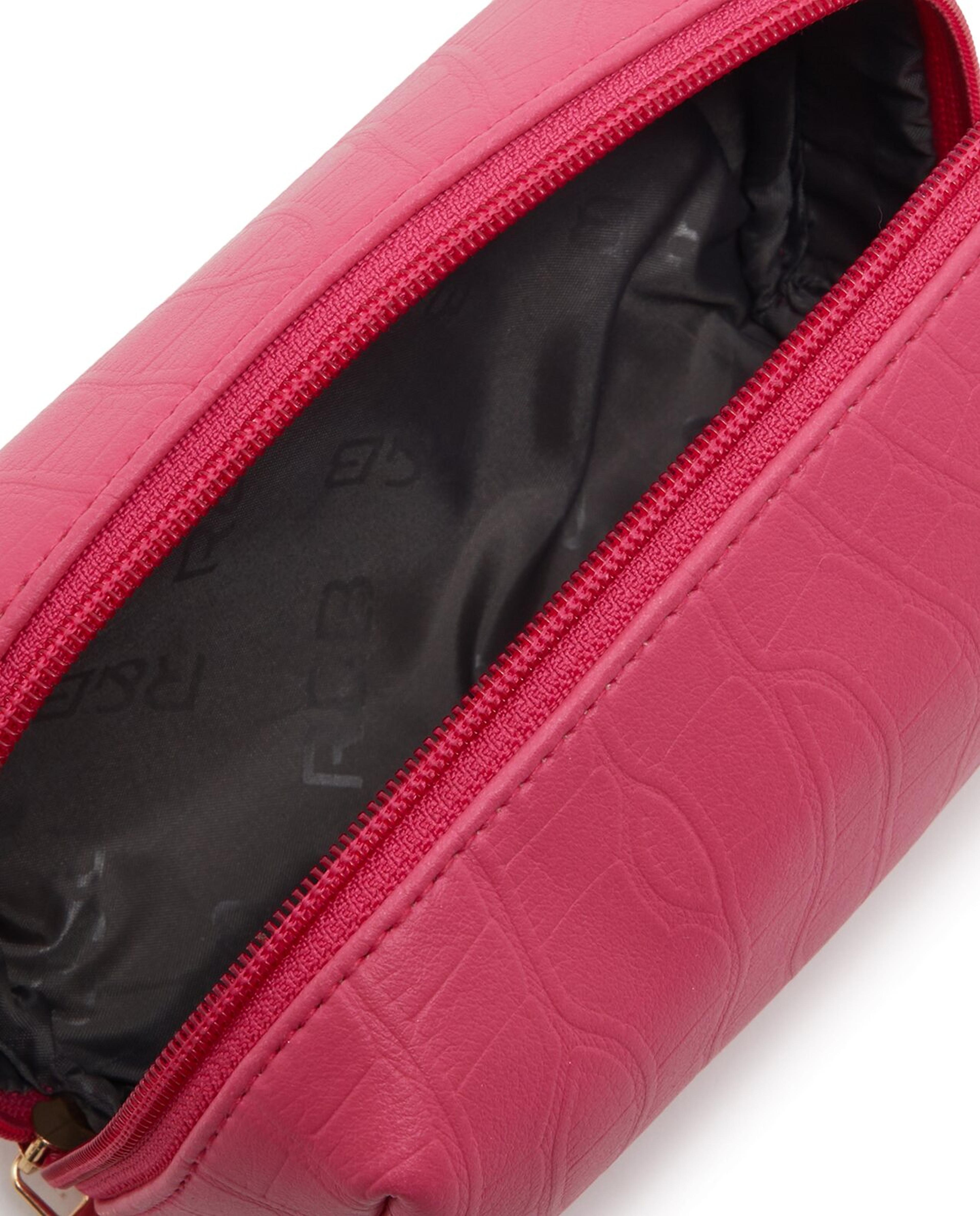 Textured Cosmetic Pouch