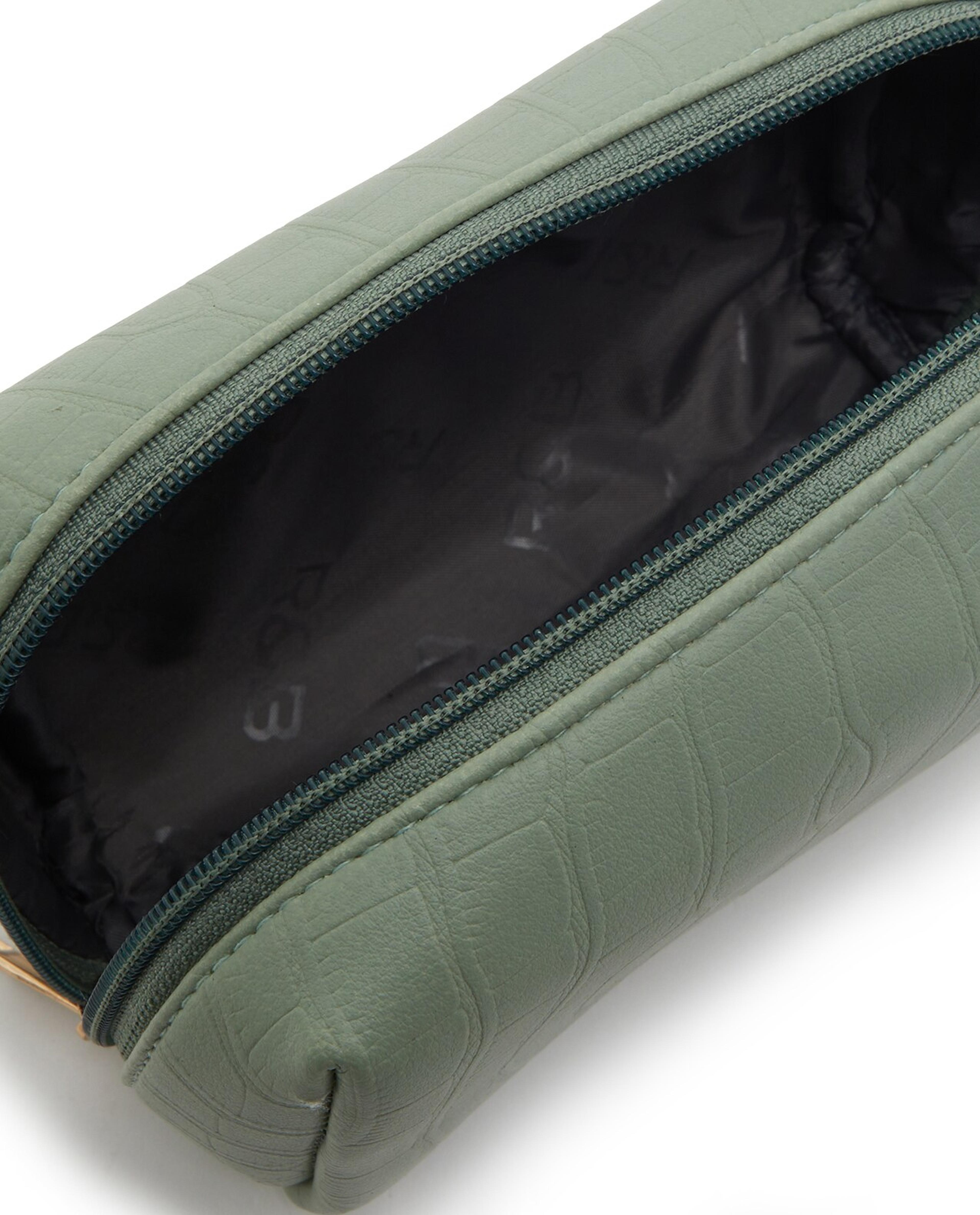 Textured Cosmetic Pouch