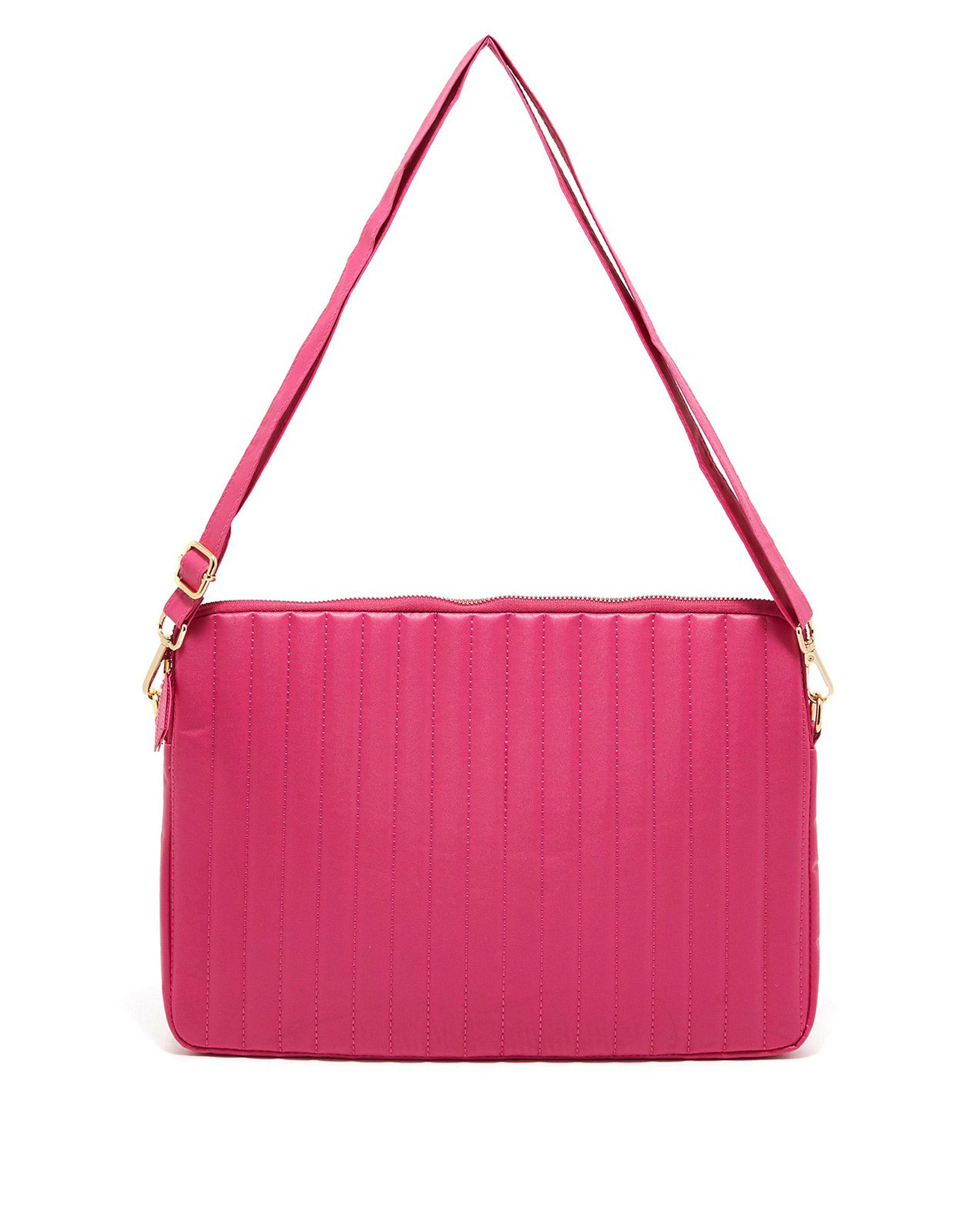 Quilted Laptop Bag with Sling