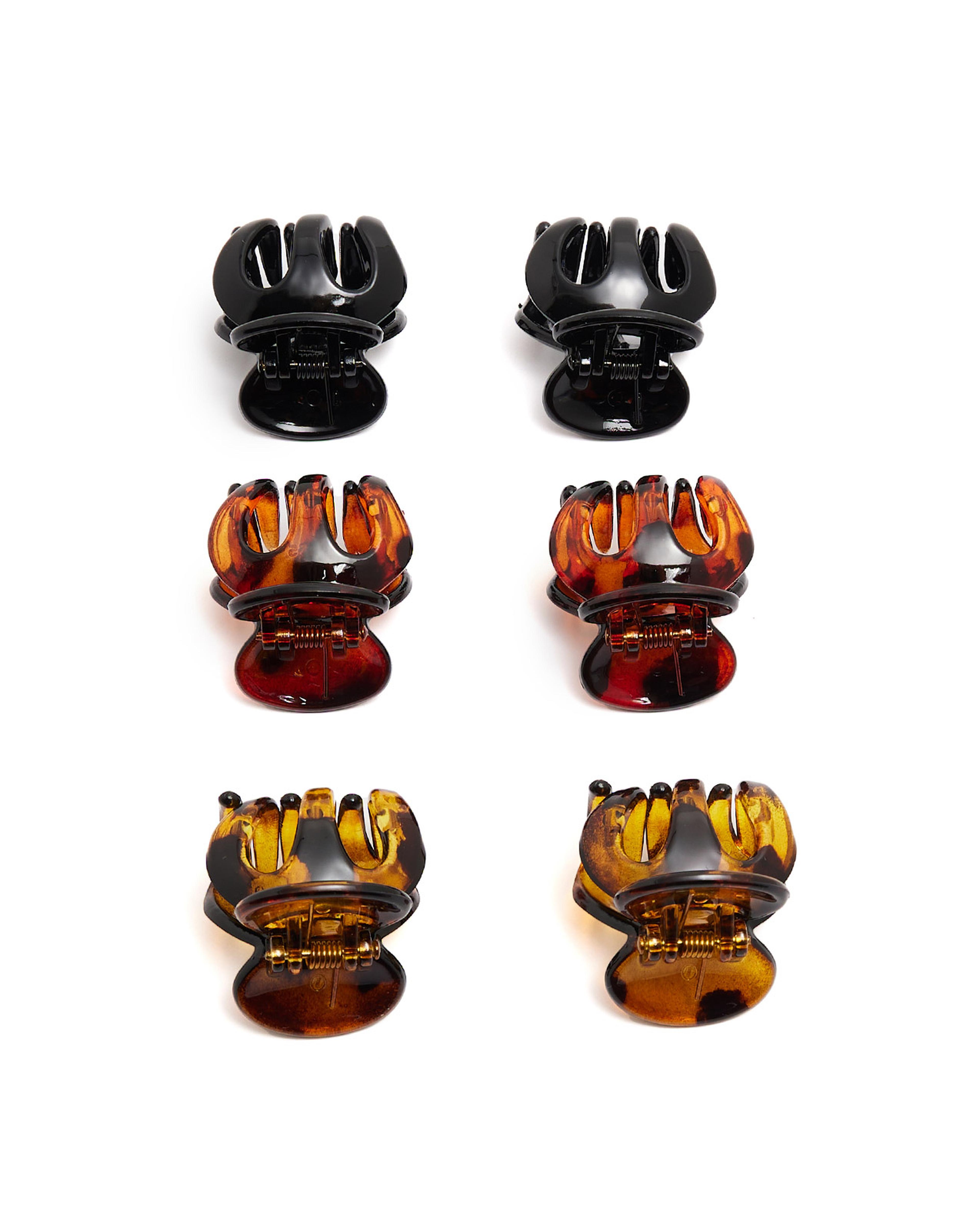 Pack of 6 Mini Claw Clips
