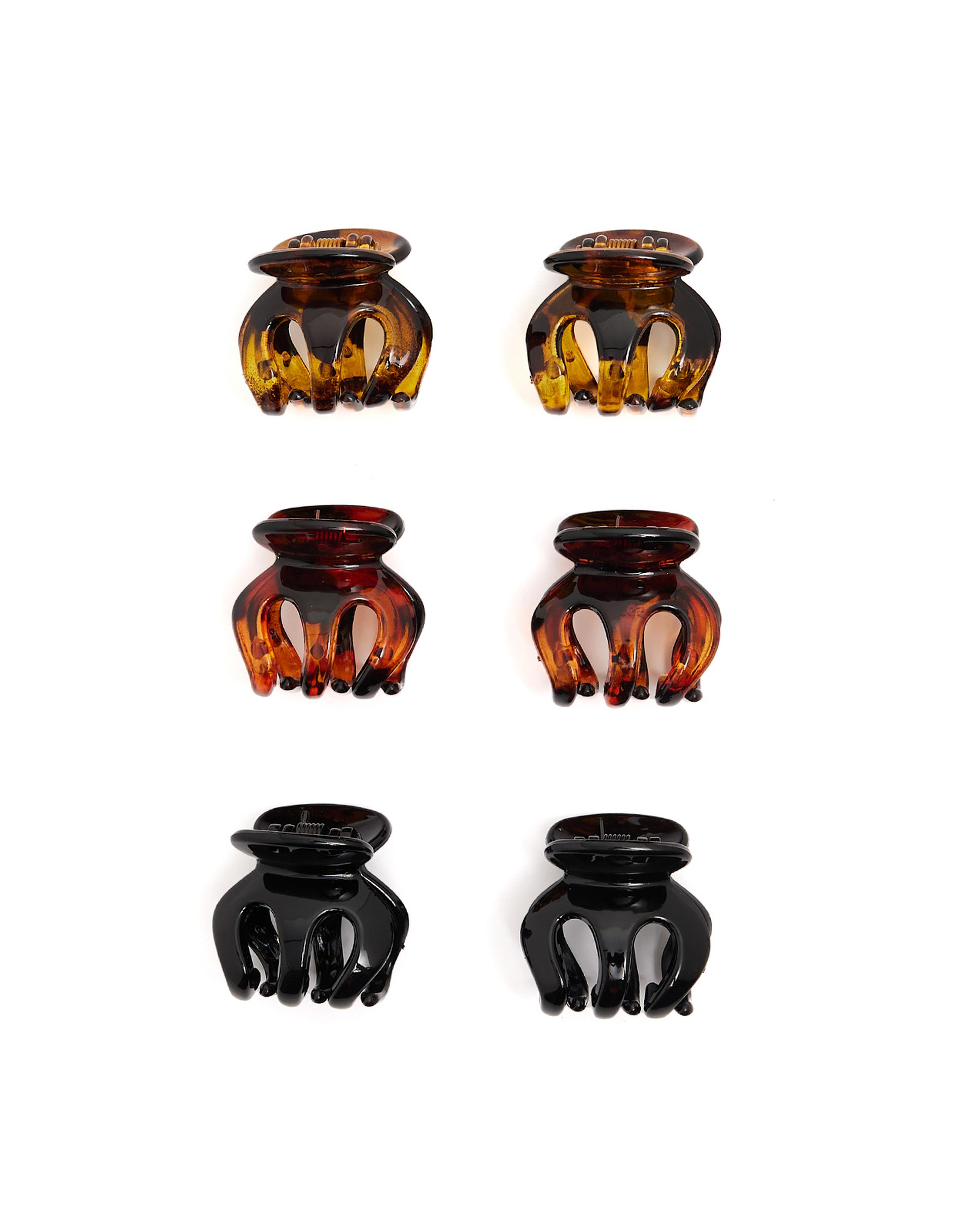 Pack of 6 Mini Claw Clips