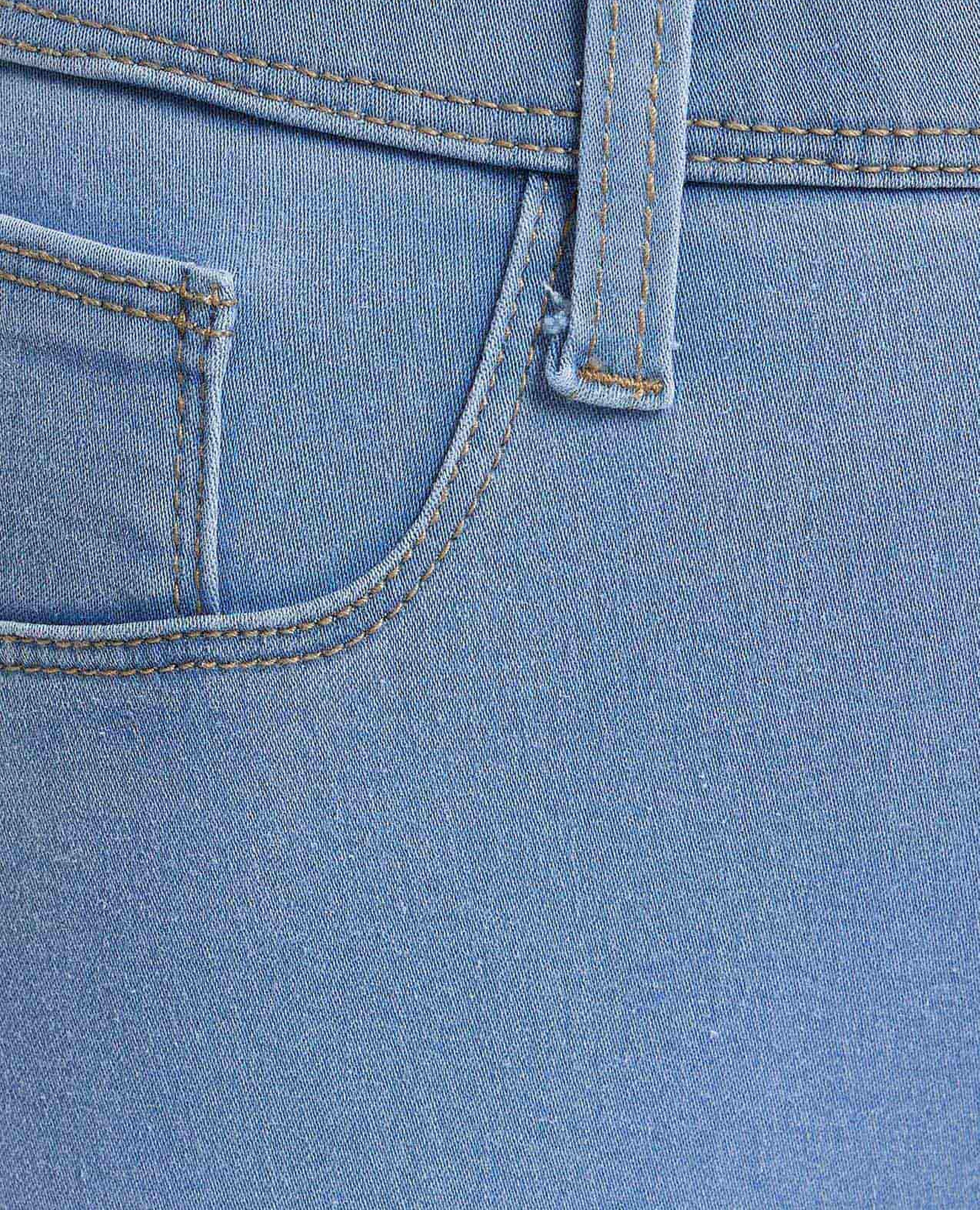 Skinny Fit Jeggings with Elastic Waistband