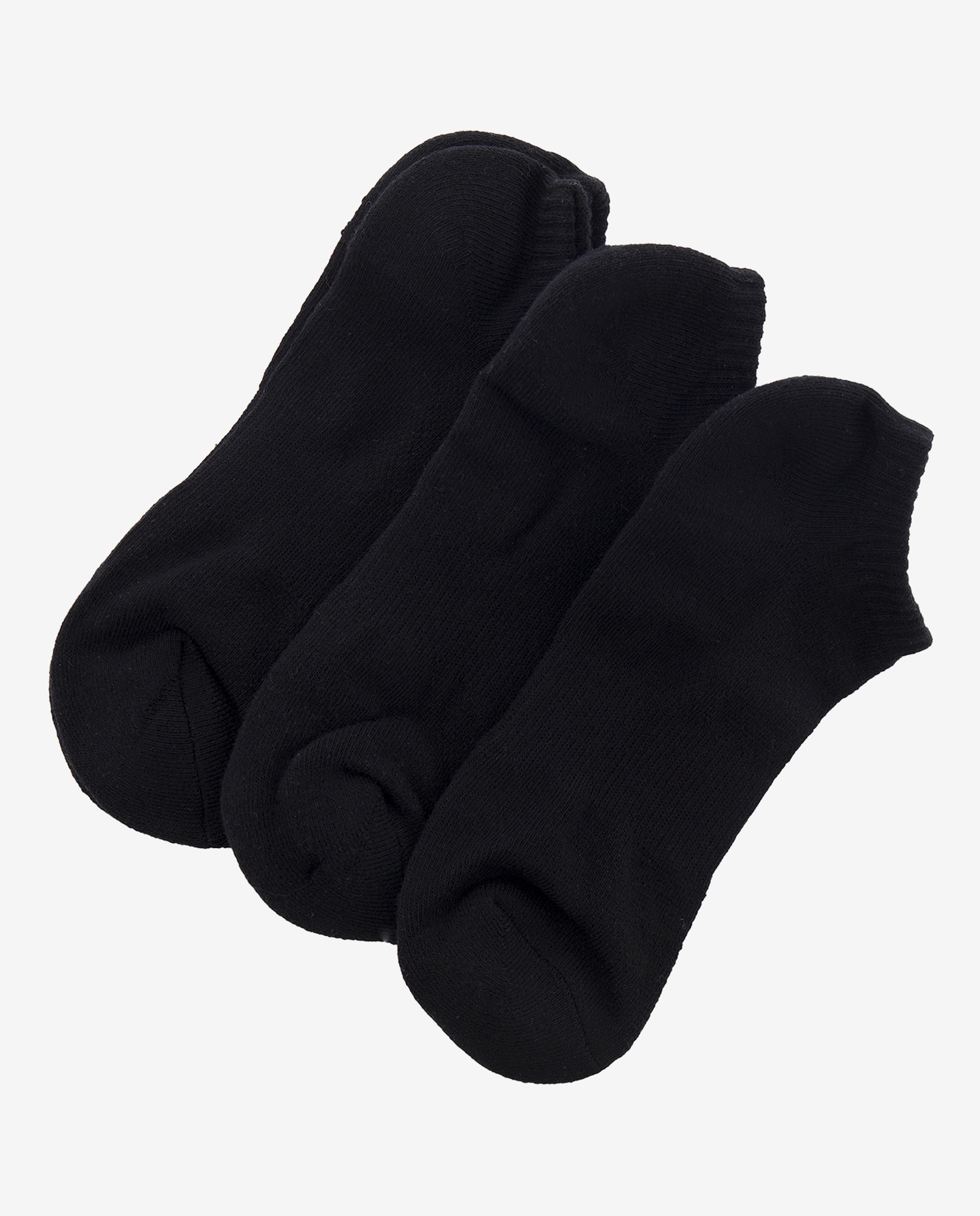 Black Mens Ankle Socks