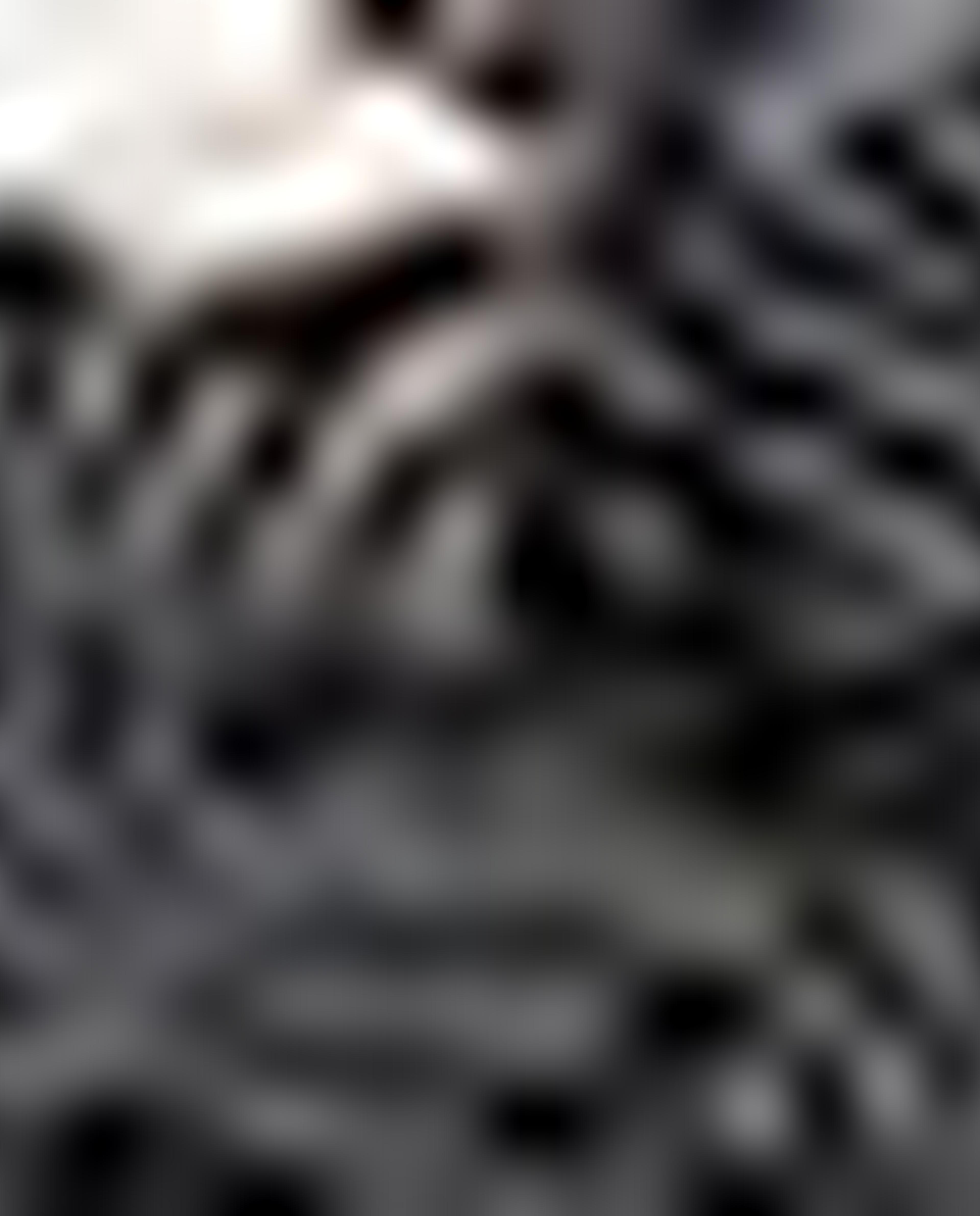 Black Pattern Hair Scrunch Rubber band