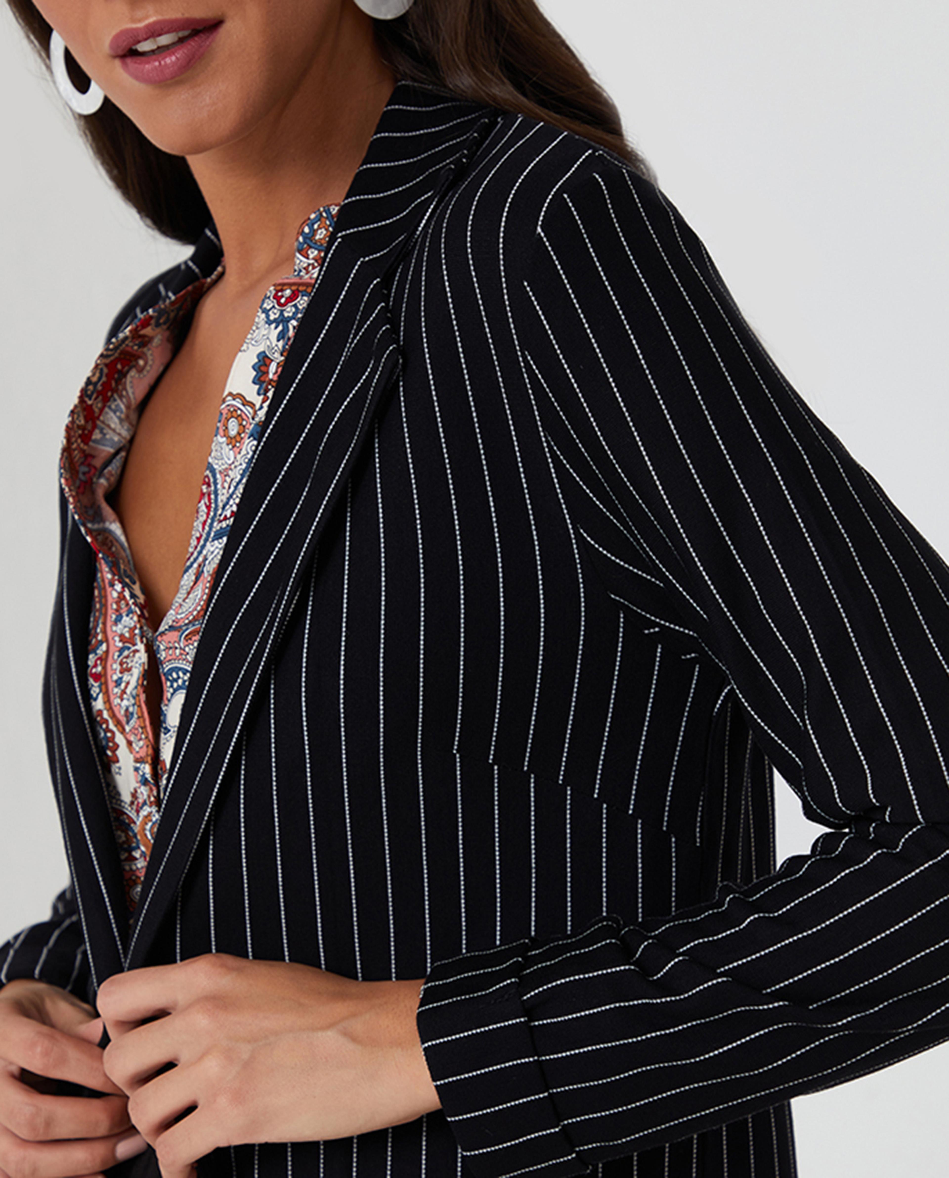 Black Striped Jacket