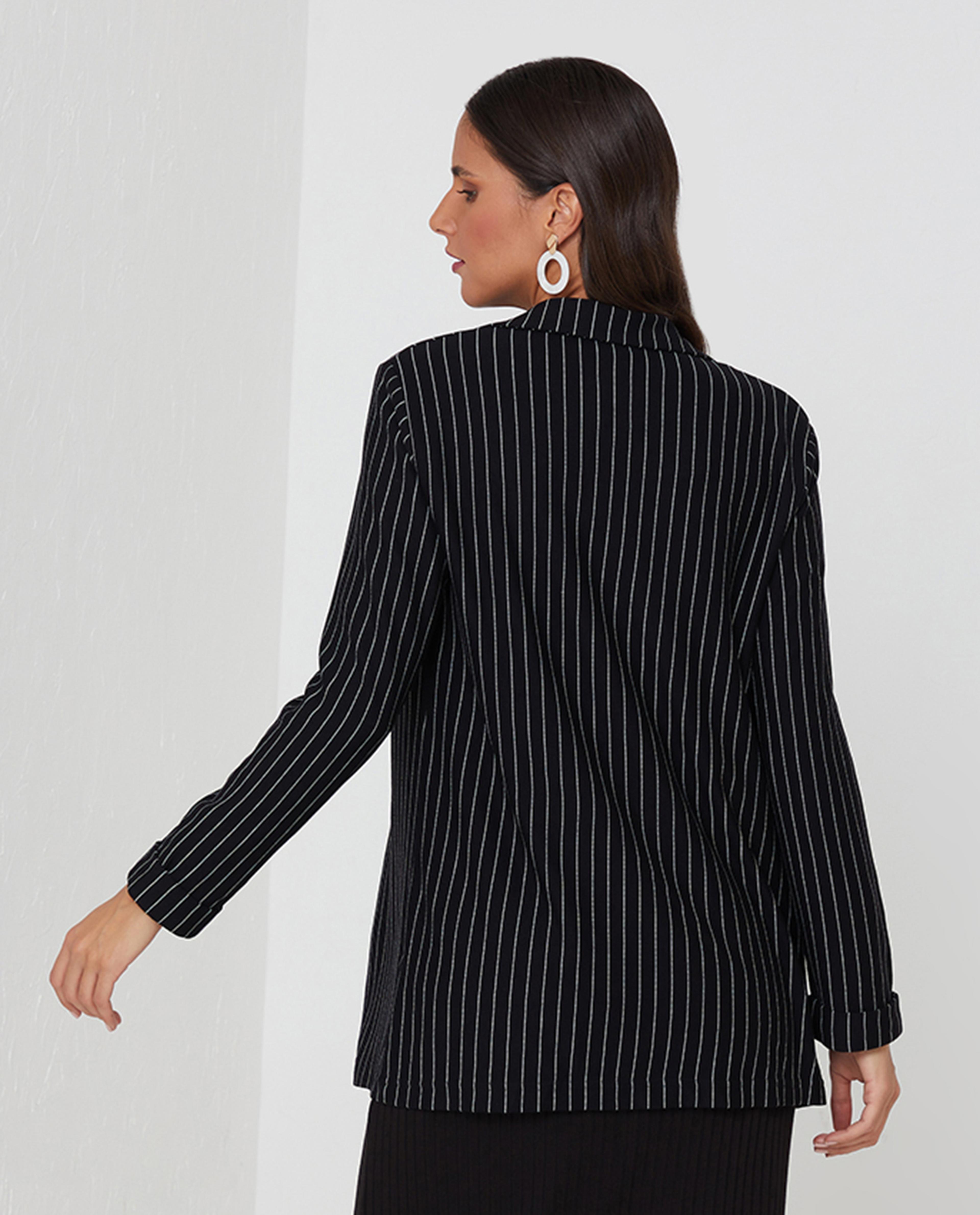 Black Striped Jacket