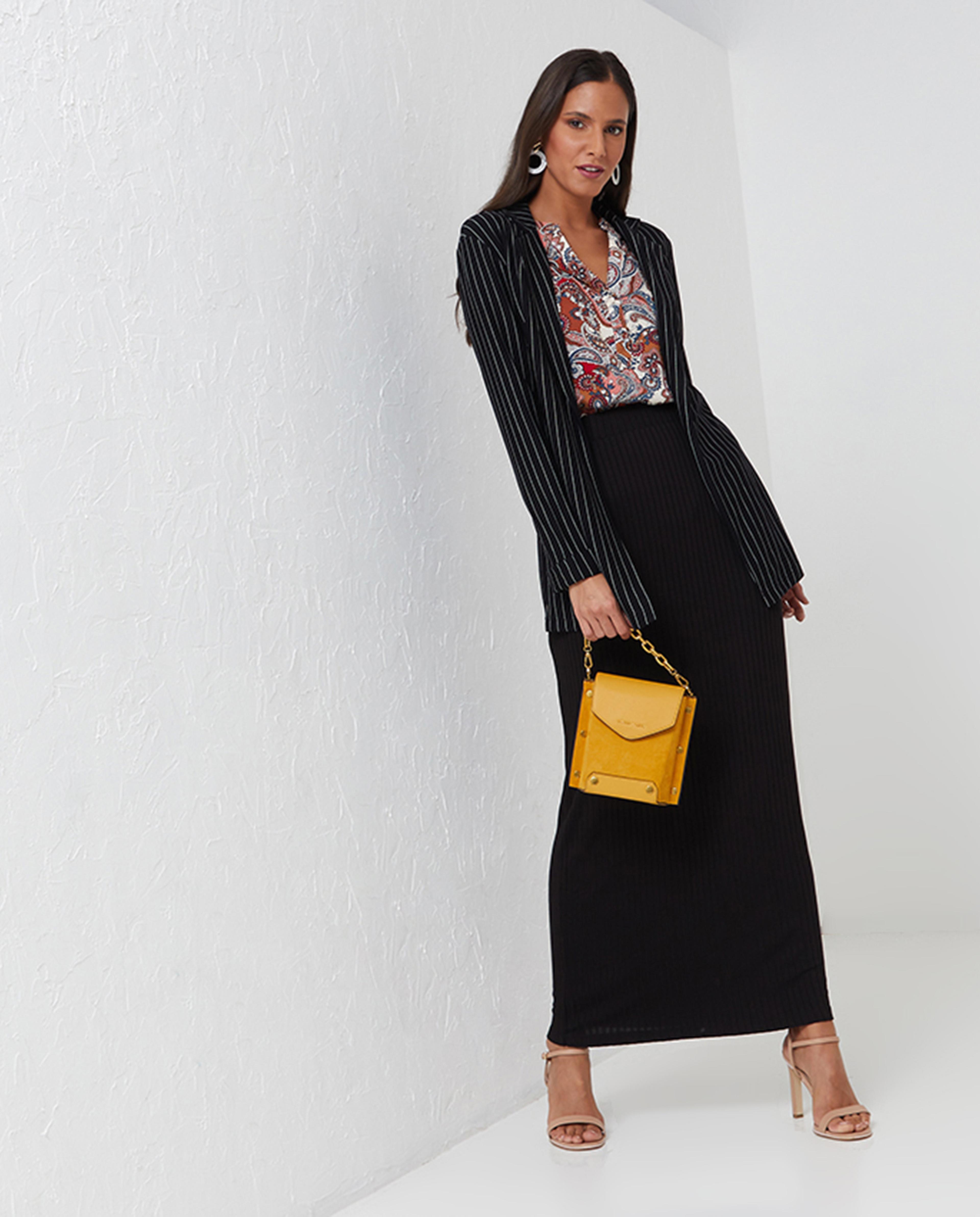 Black Striped Jacket