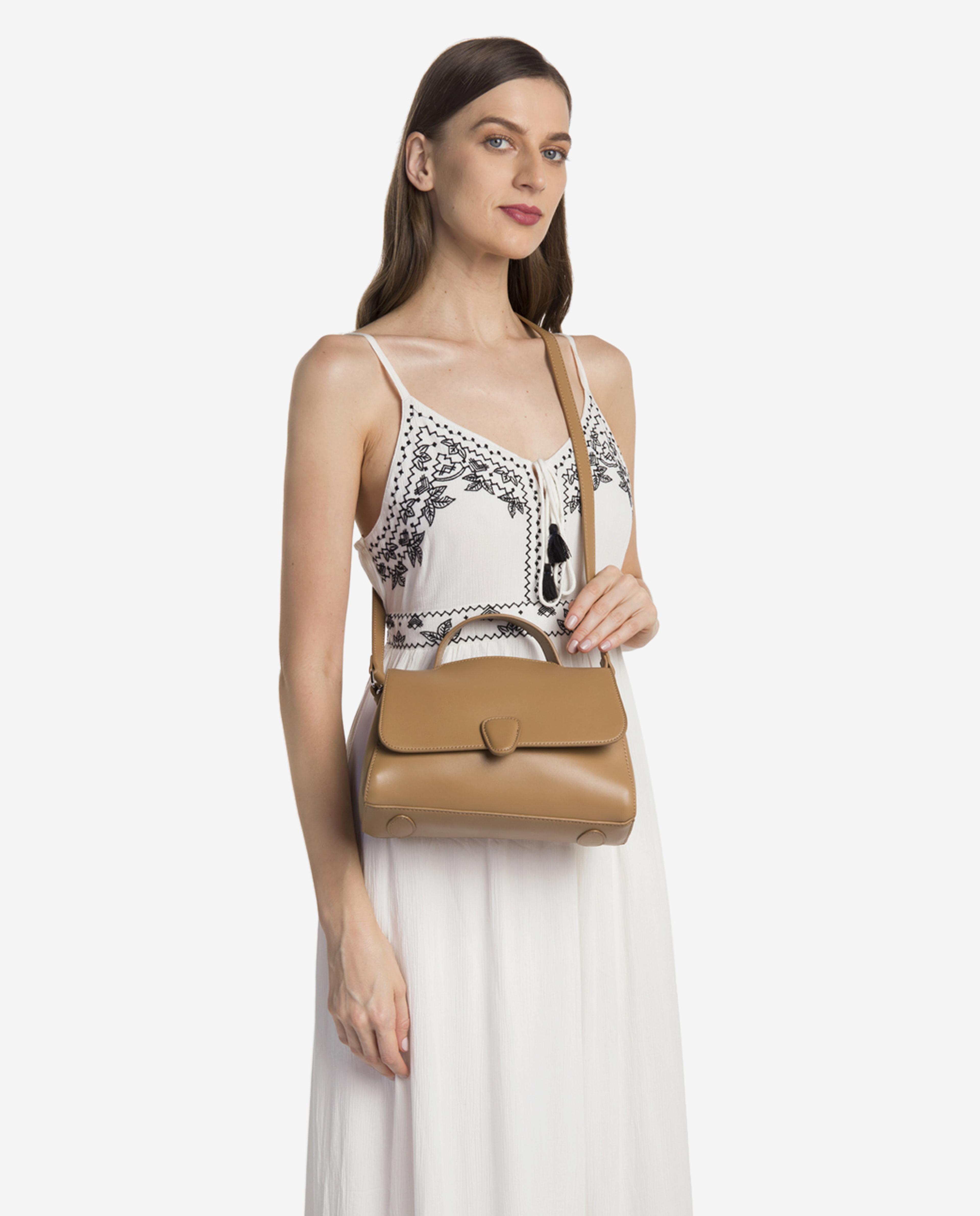 Beige Shoulder Bag