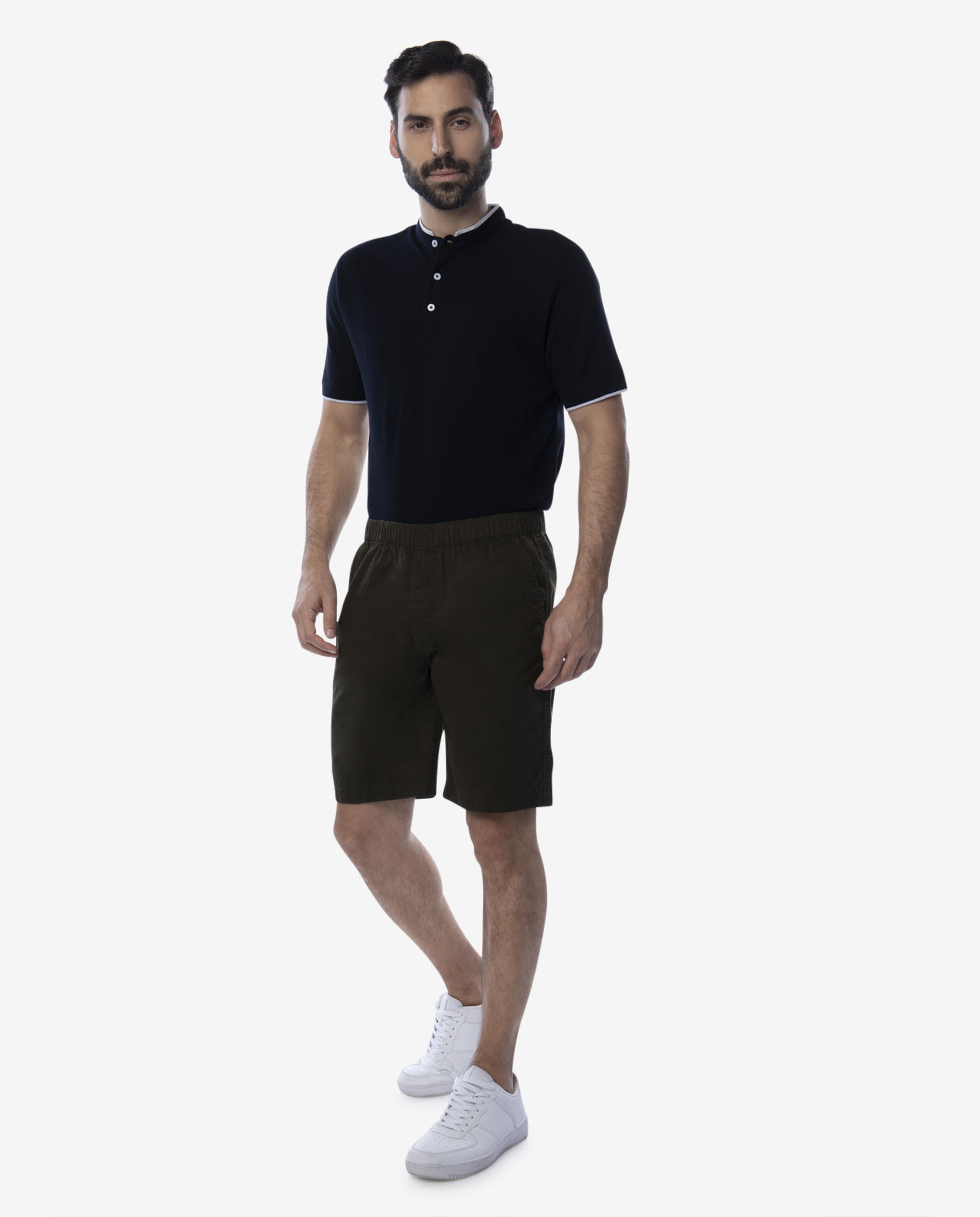 Green Woven Shorts