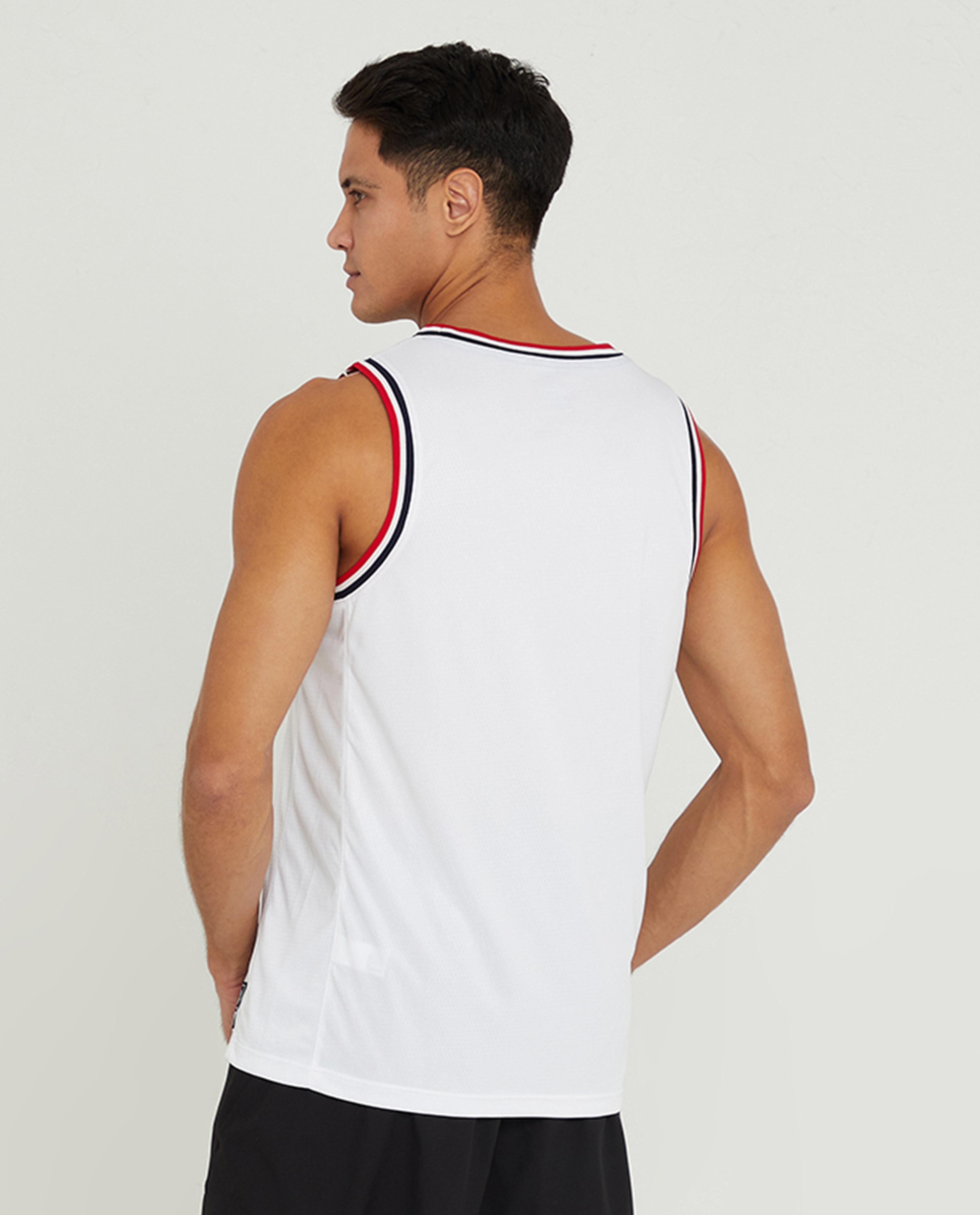White Activewear Tank Vest